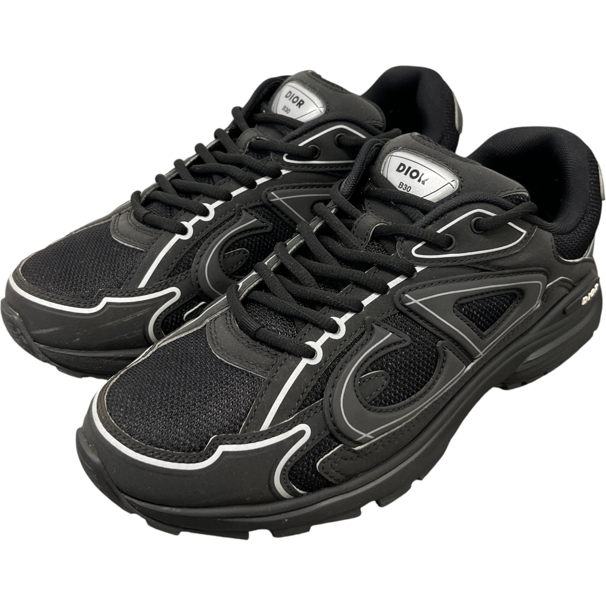 Men's B30 Low Trainers Black Size EU 41.5 / UK 7.5