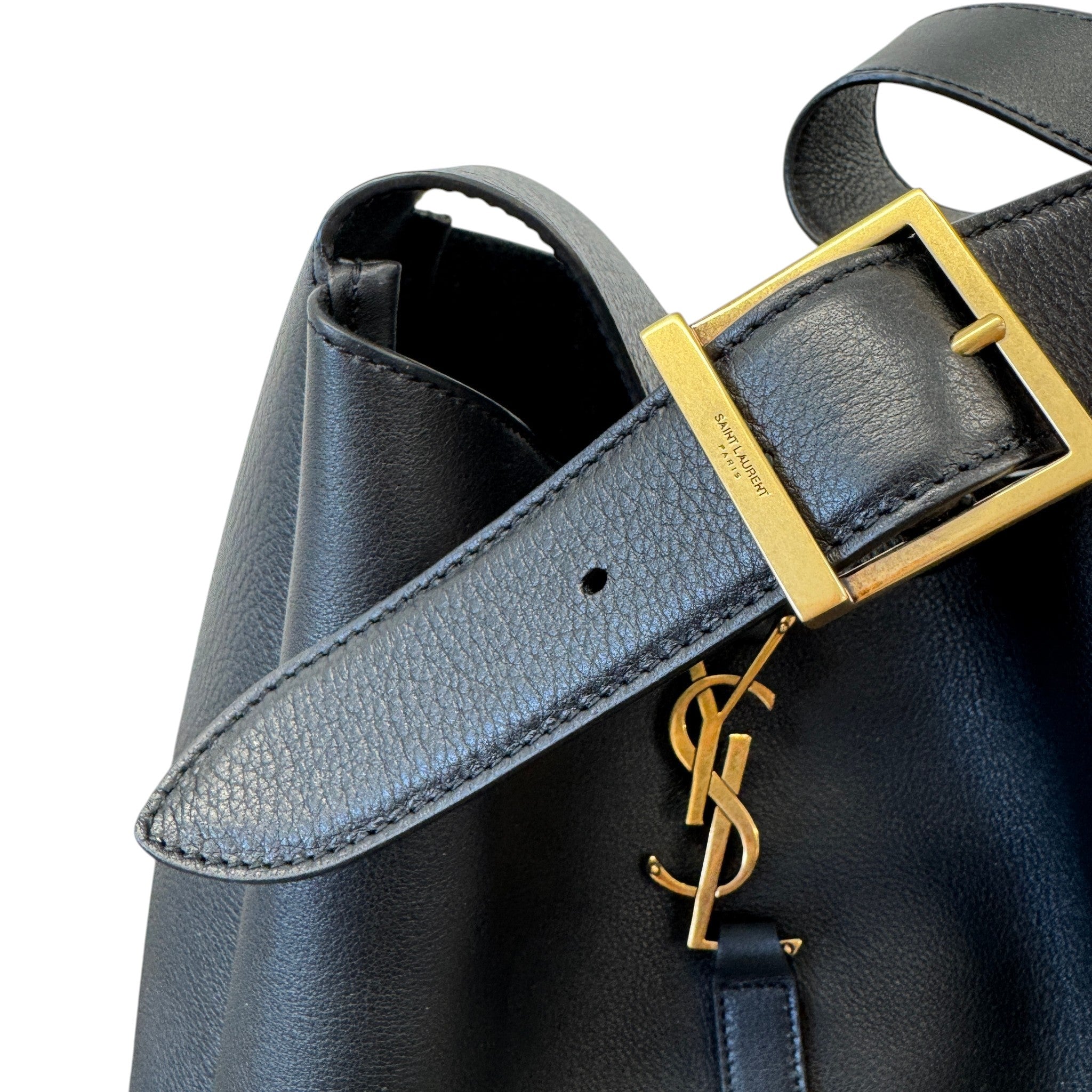Women's Le 5 À 7 Supple Large Shoulder Bag Black