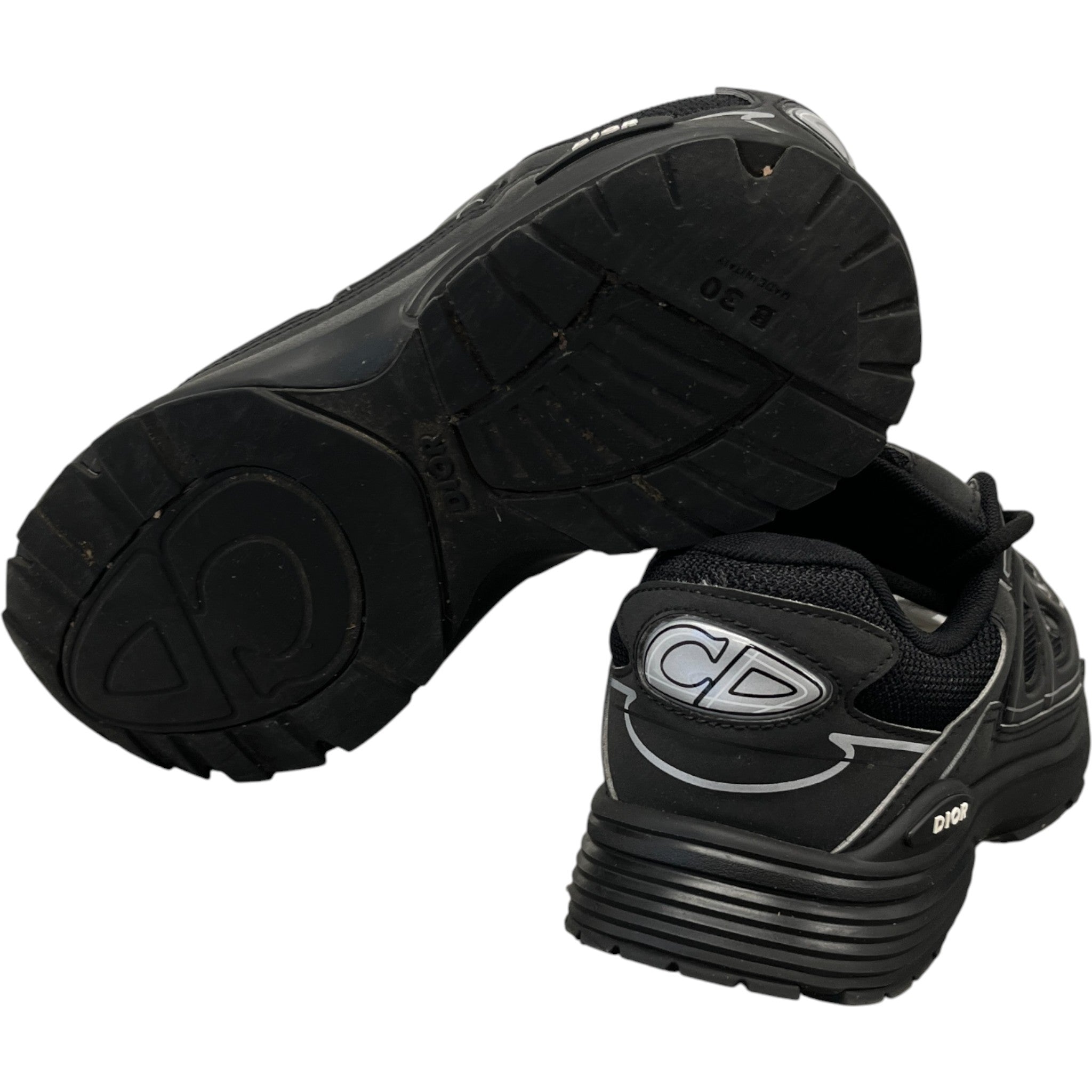 Men's B30 Low Trainers Black Size EU 41.5 / UK 7.5