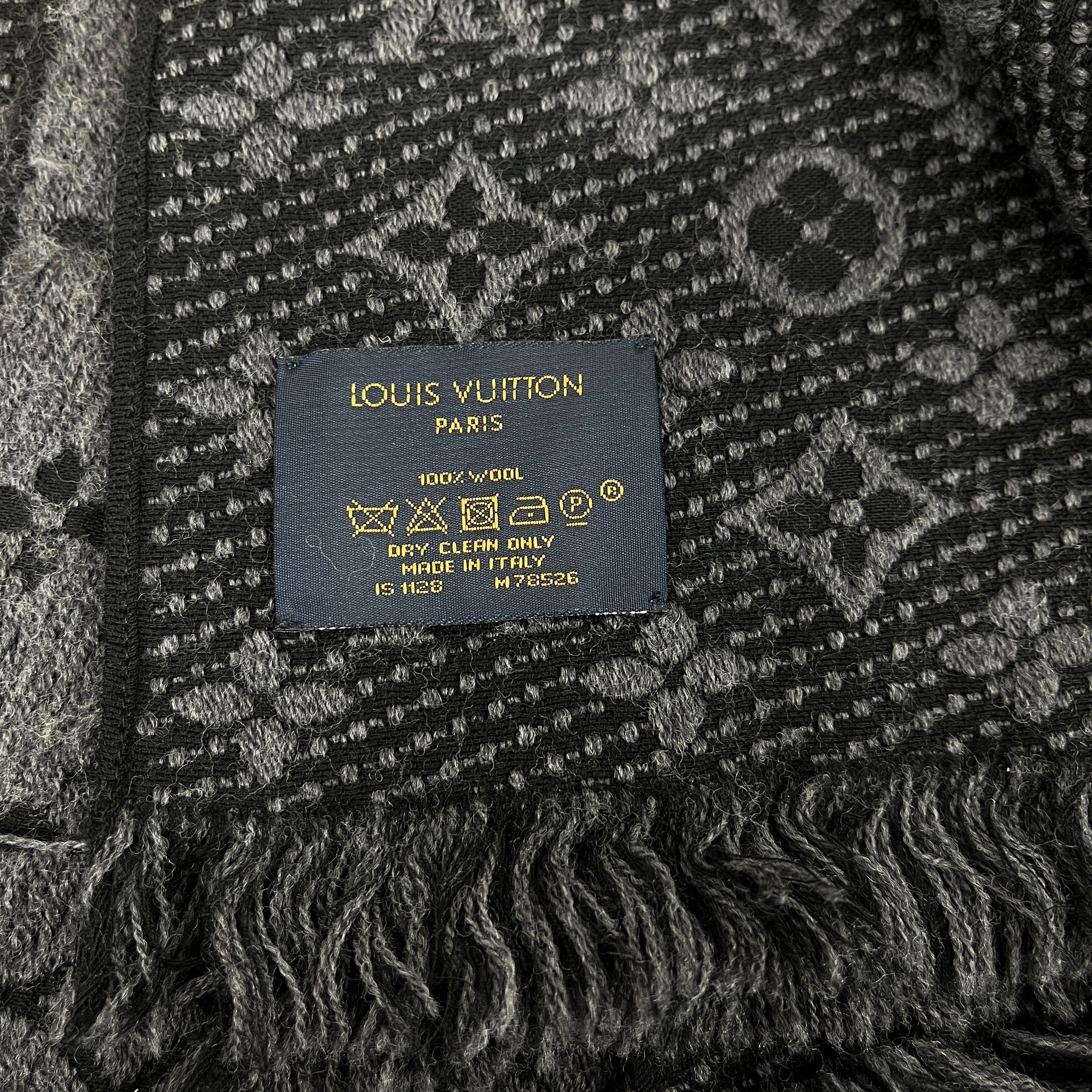 Men's Monogram Classic Scarf Black