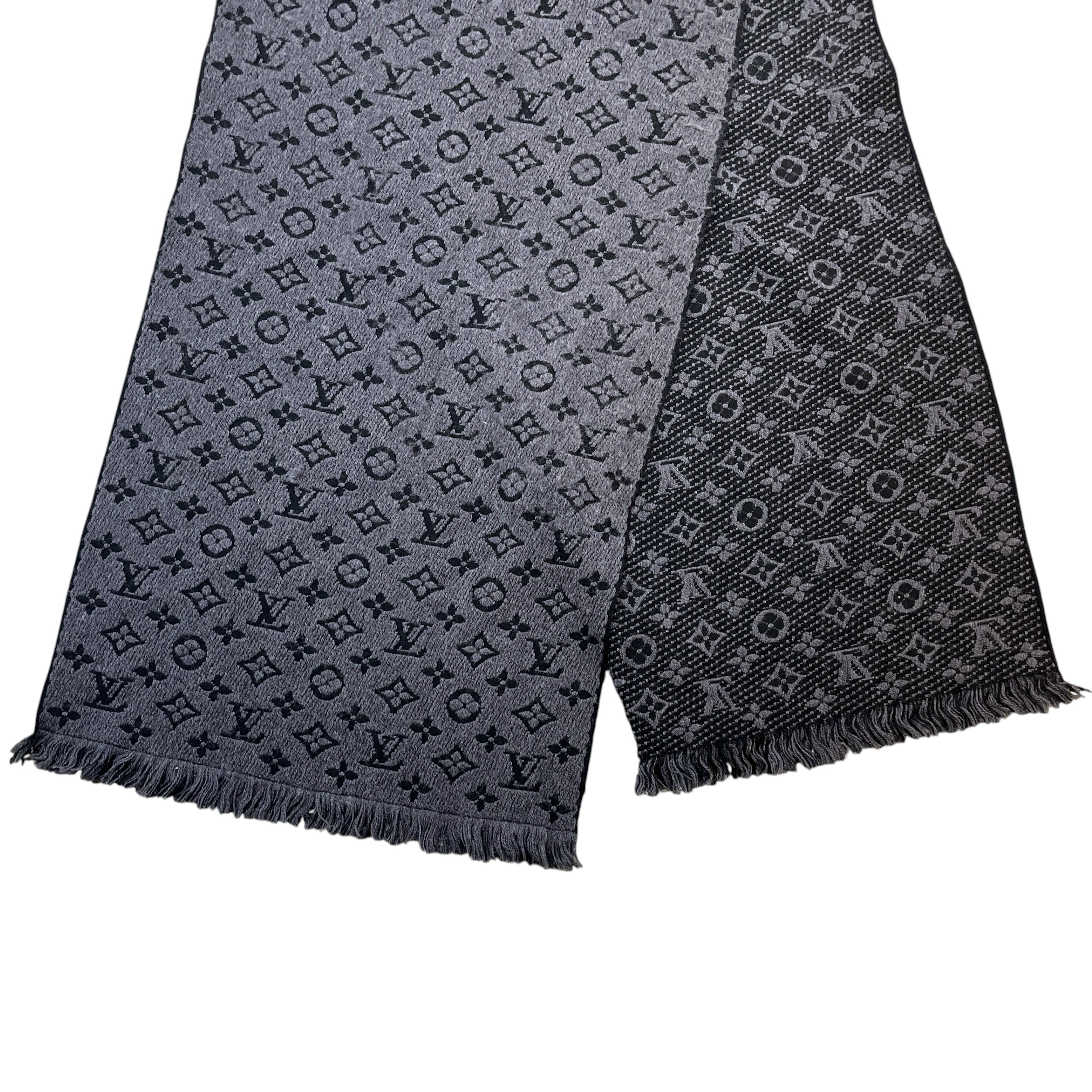 Men's Monogram Classic Scarf Black