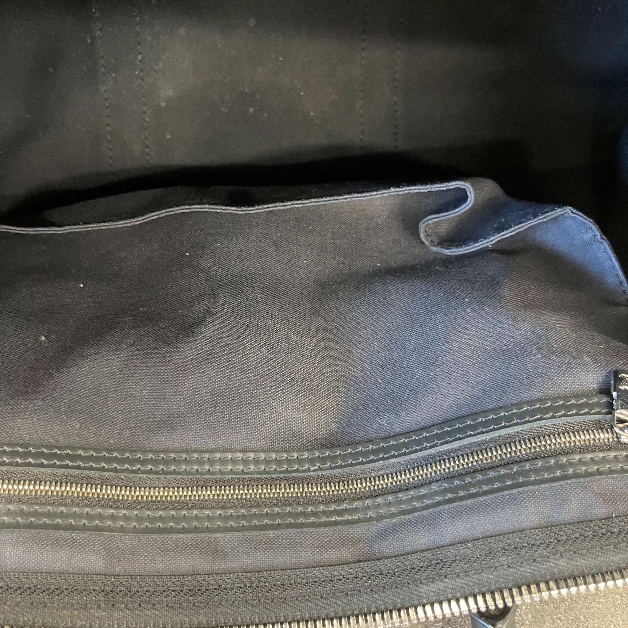 Men's Damier Graphite Keepall Bandoulière 55 Bag Black