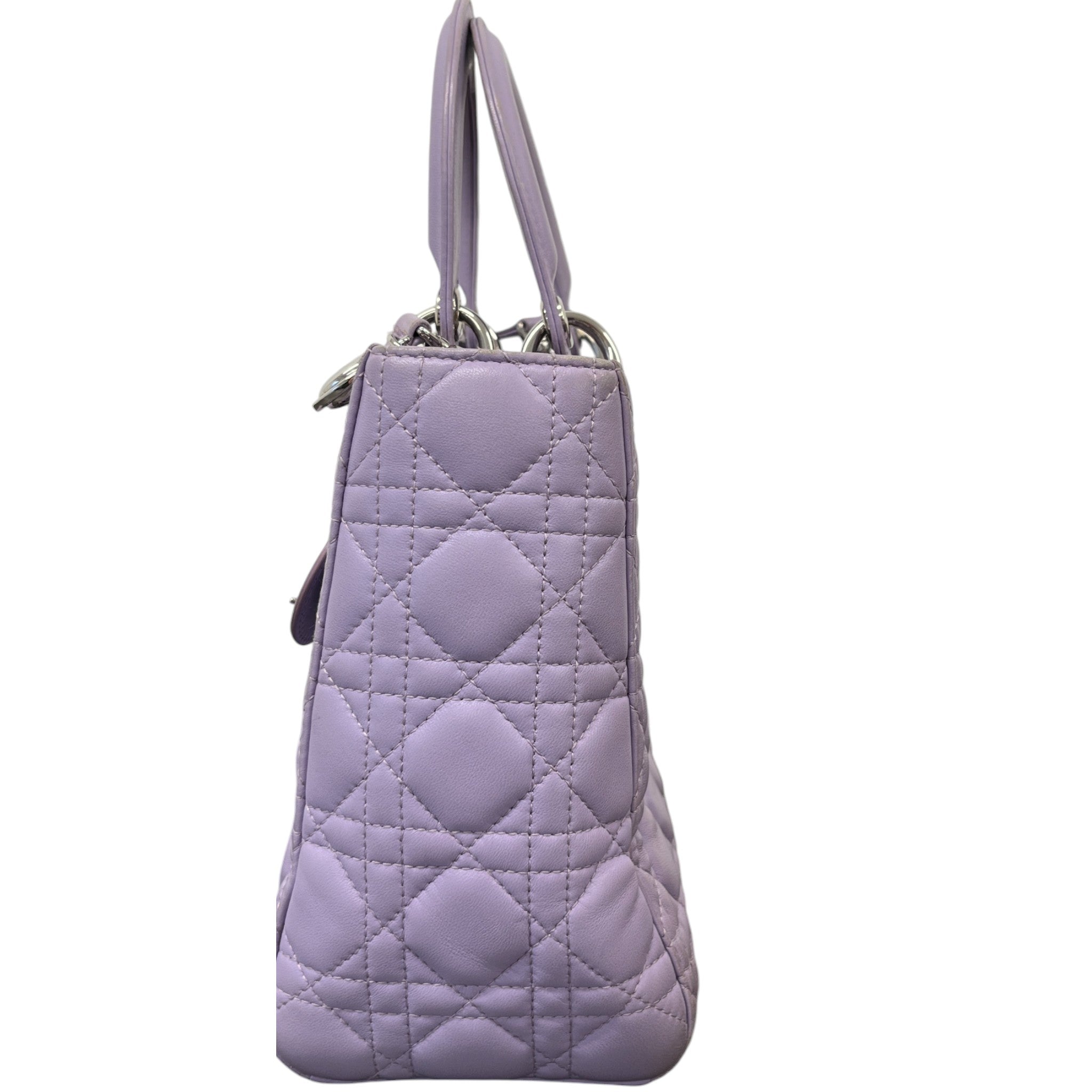 Women's Lady Dior Medium Handbag Purple