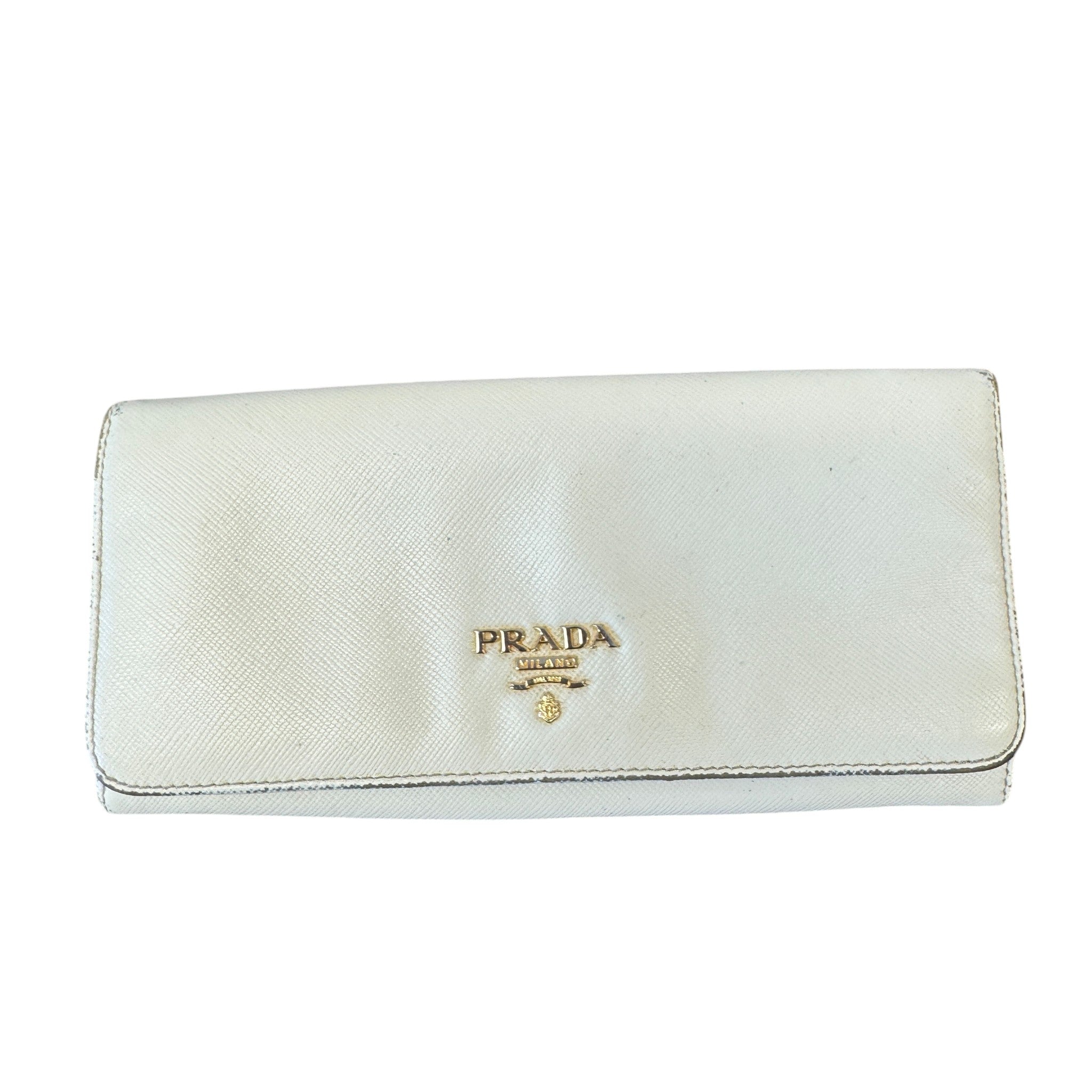 Women's Saffiano Wallet Beige