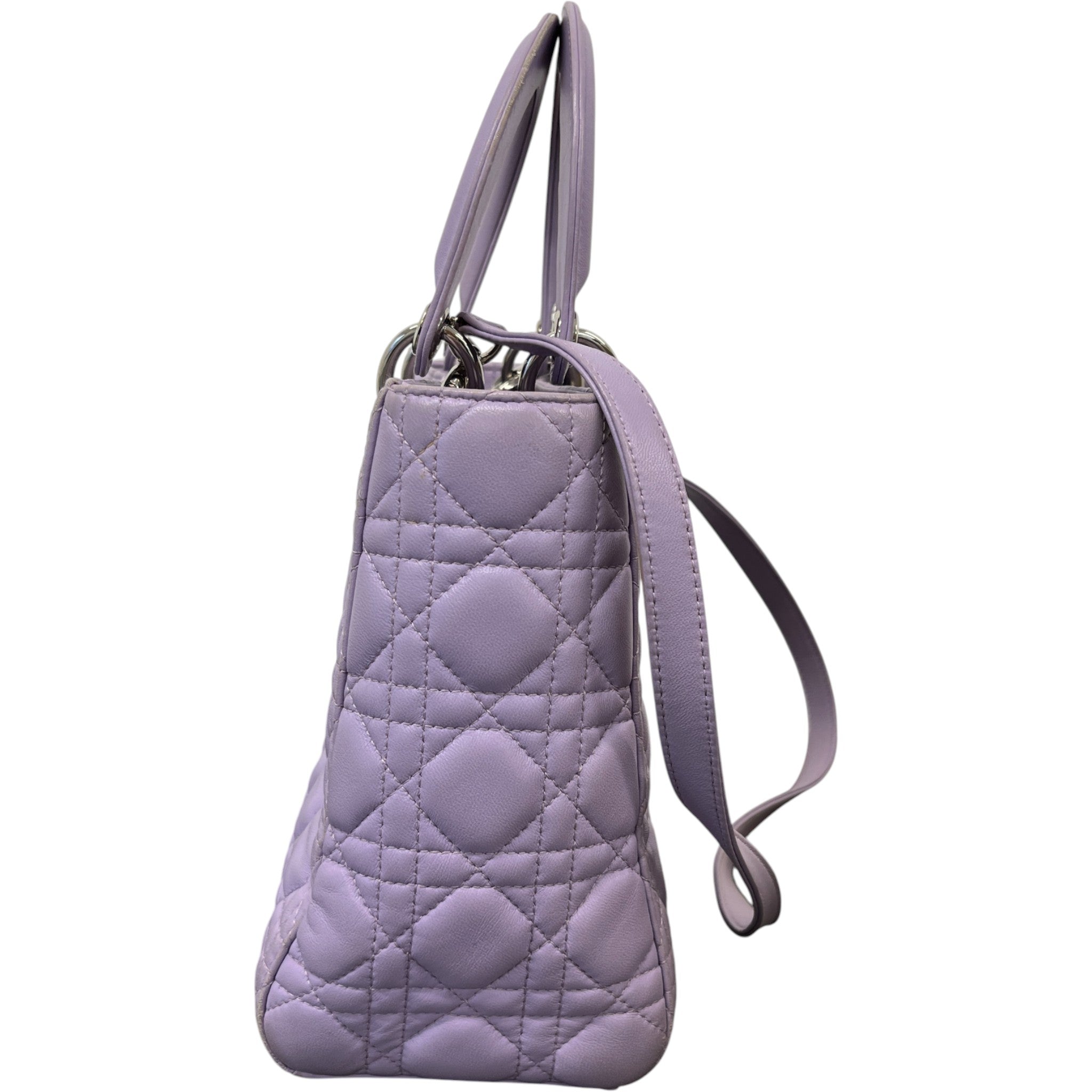 Women's Lady Dior Medium Handbag Purple