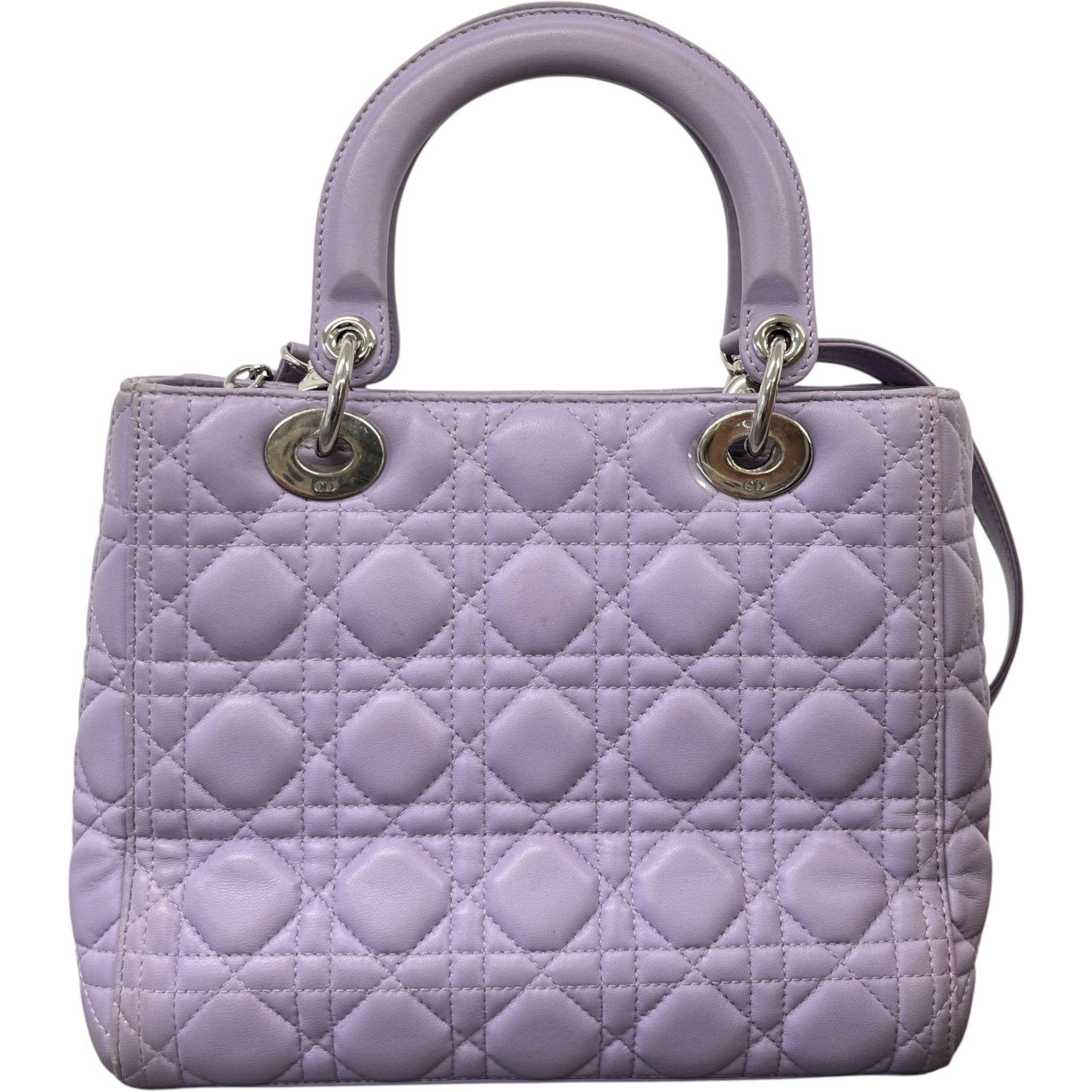 Women's Lady Dior Medium Handbag Purple