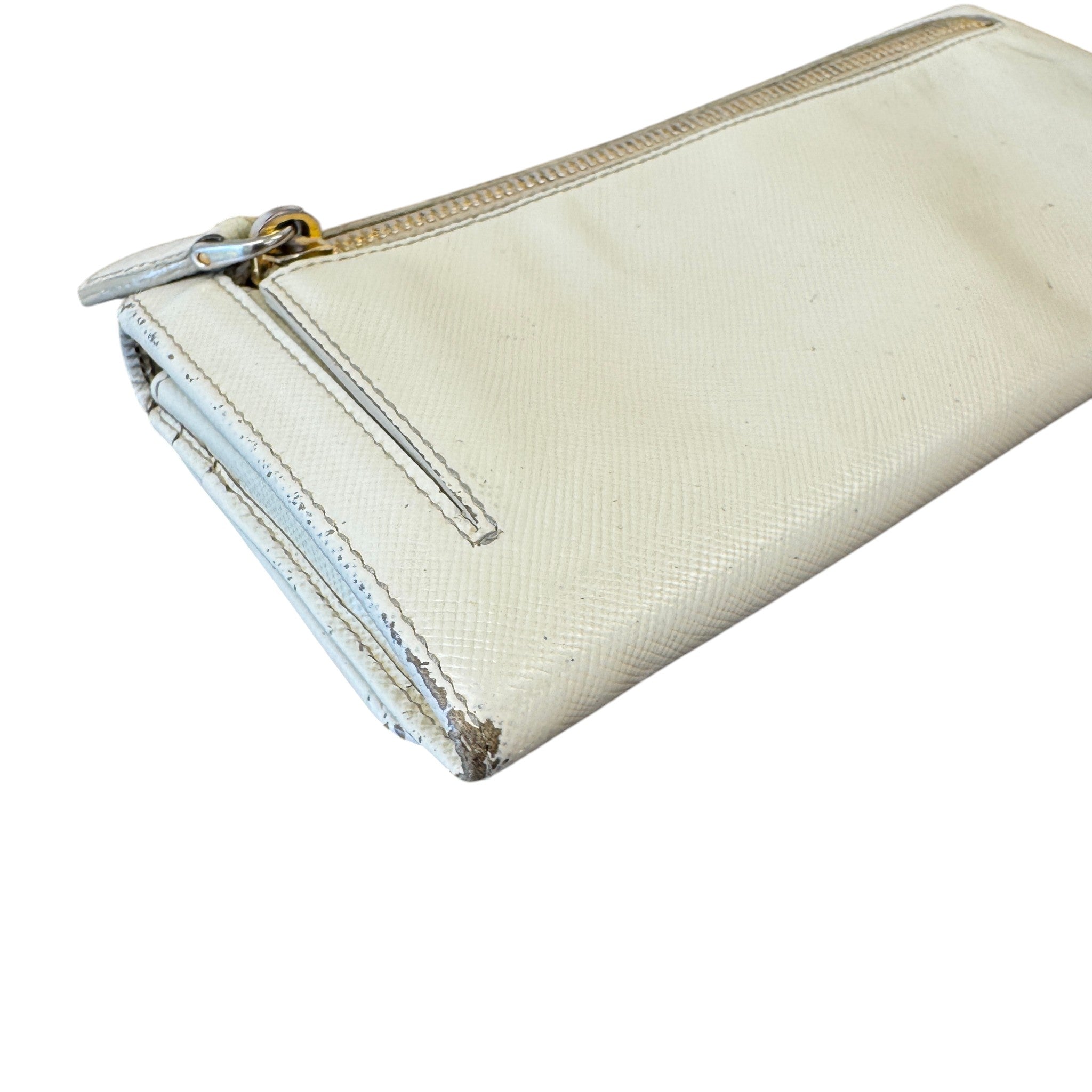 Women's Saffiano Wallet Beige