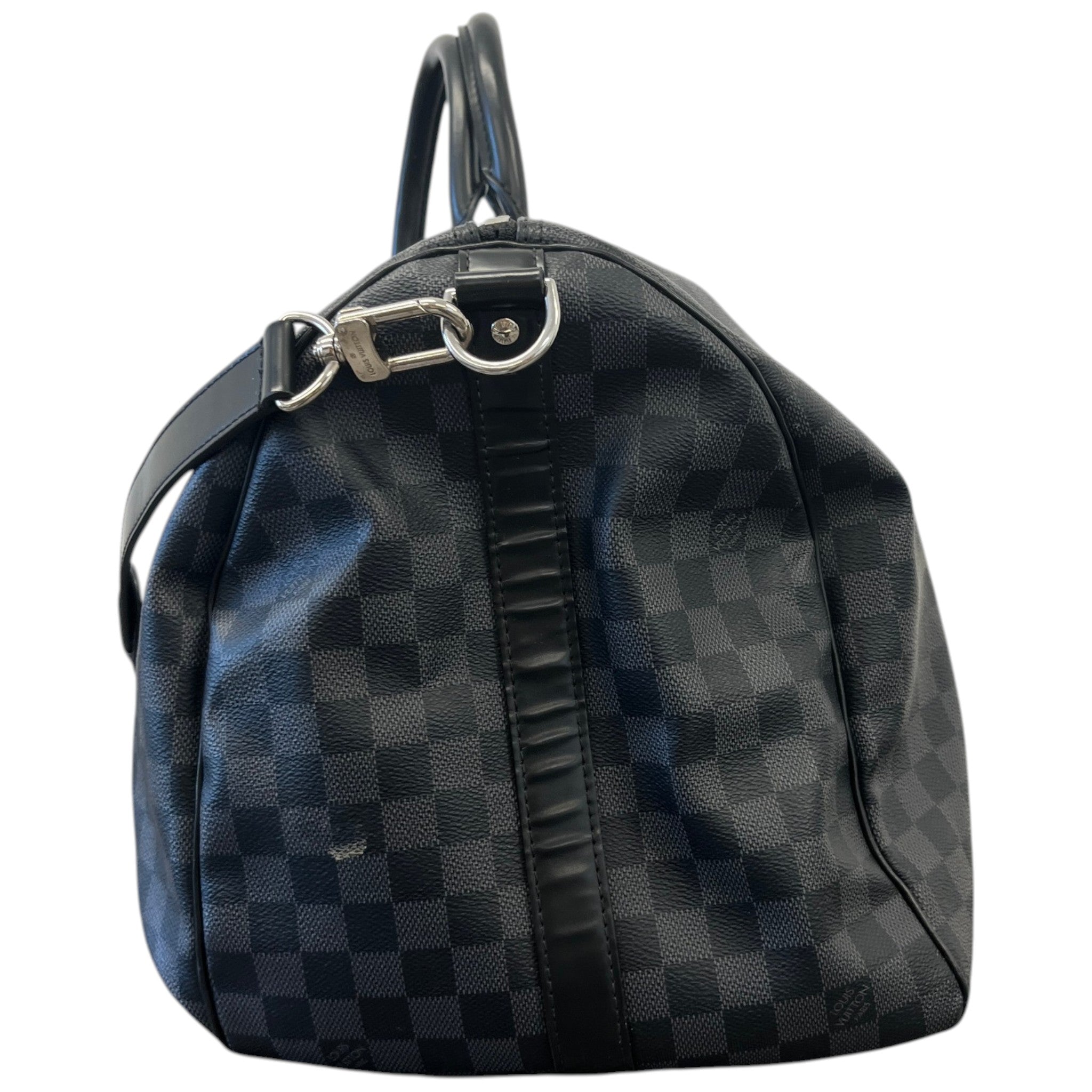 Men's Damier Graphite Keepall Bandoulière 55 Bag Black