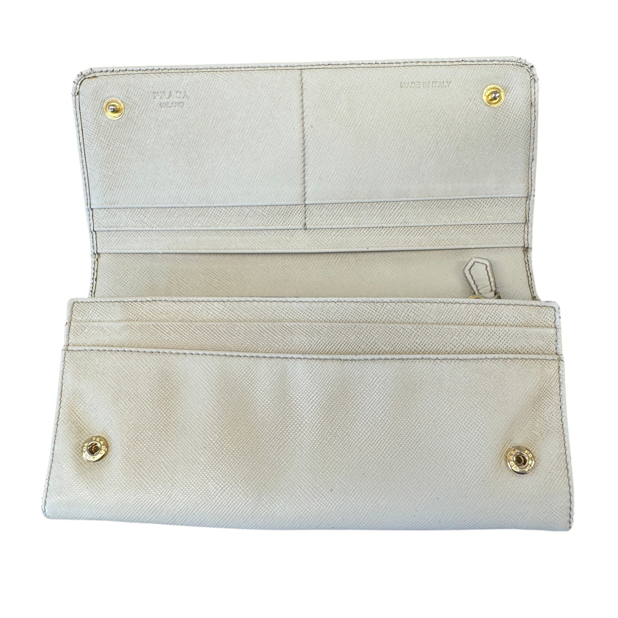 Women's Saffiano Wallet Beige