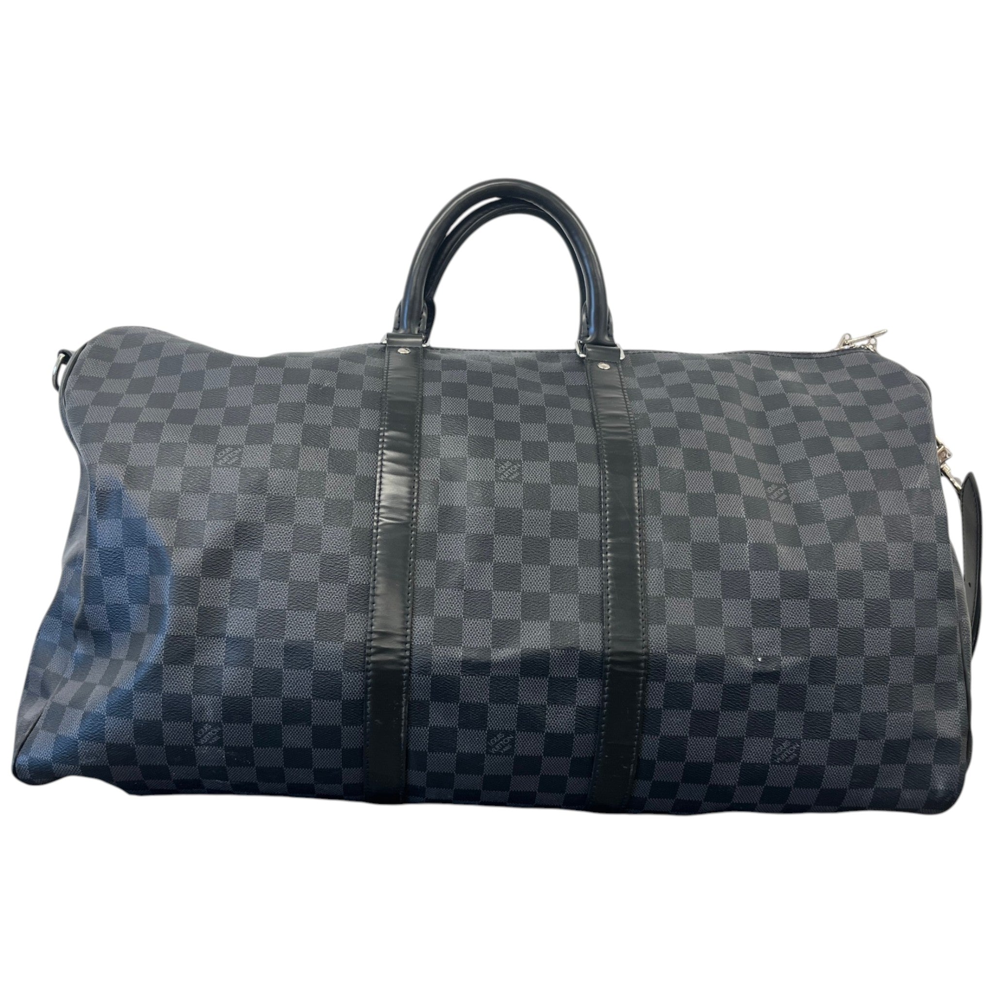 Men's Damier Graphite Keepall Bandoulière 55 Bag Black