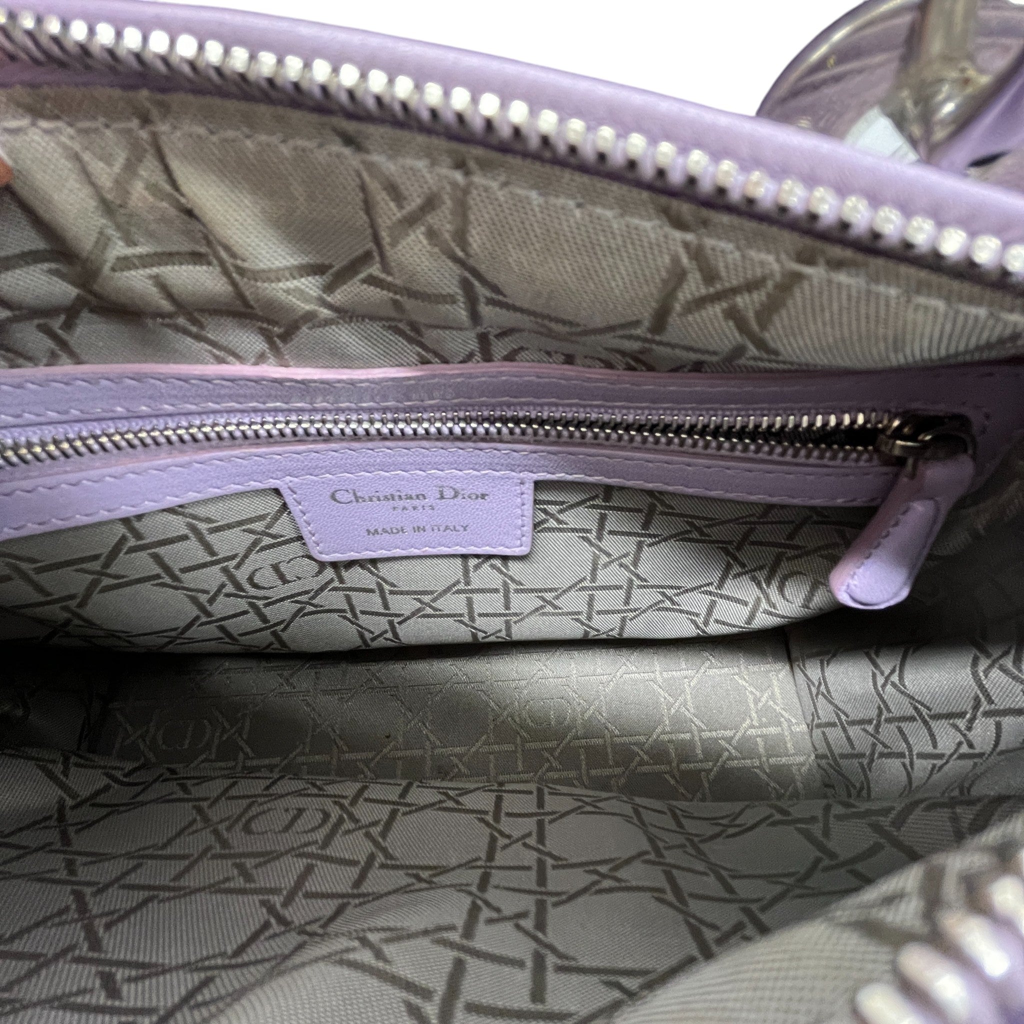 Women's Lady Dior Medium Handbag Purple