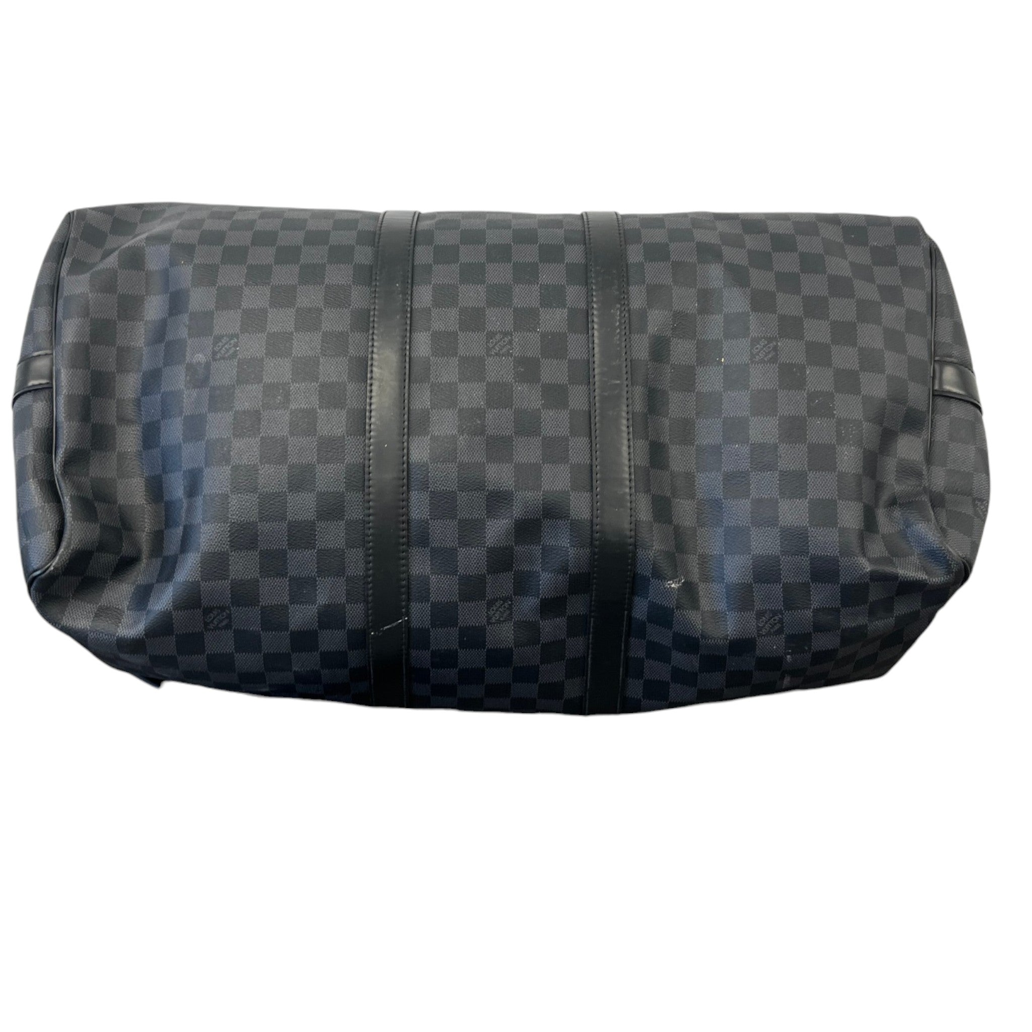 Men's Damier Graphite Keepall Bandoulière 55 Bag Black