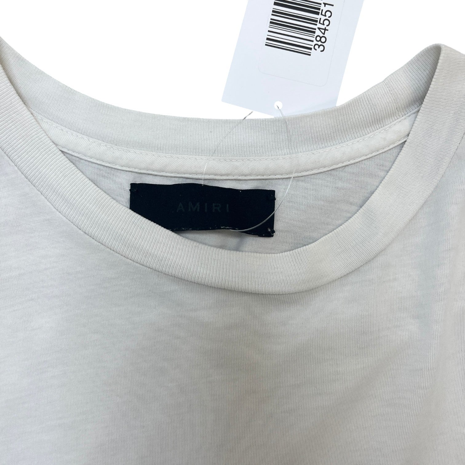 Men's Logo Print T-Shirt White Size L