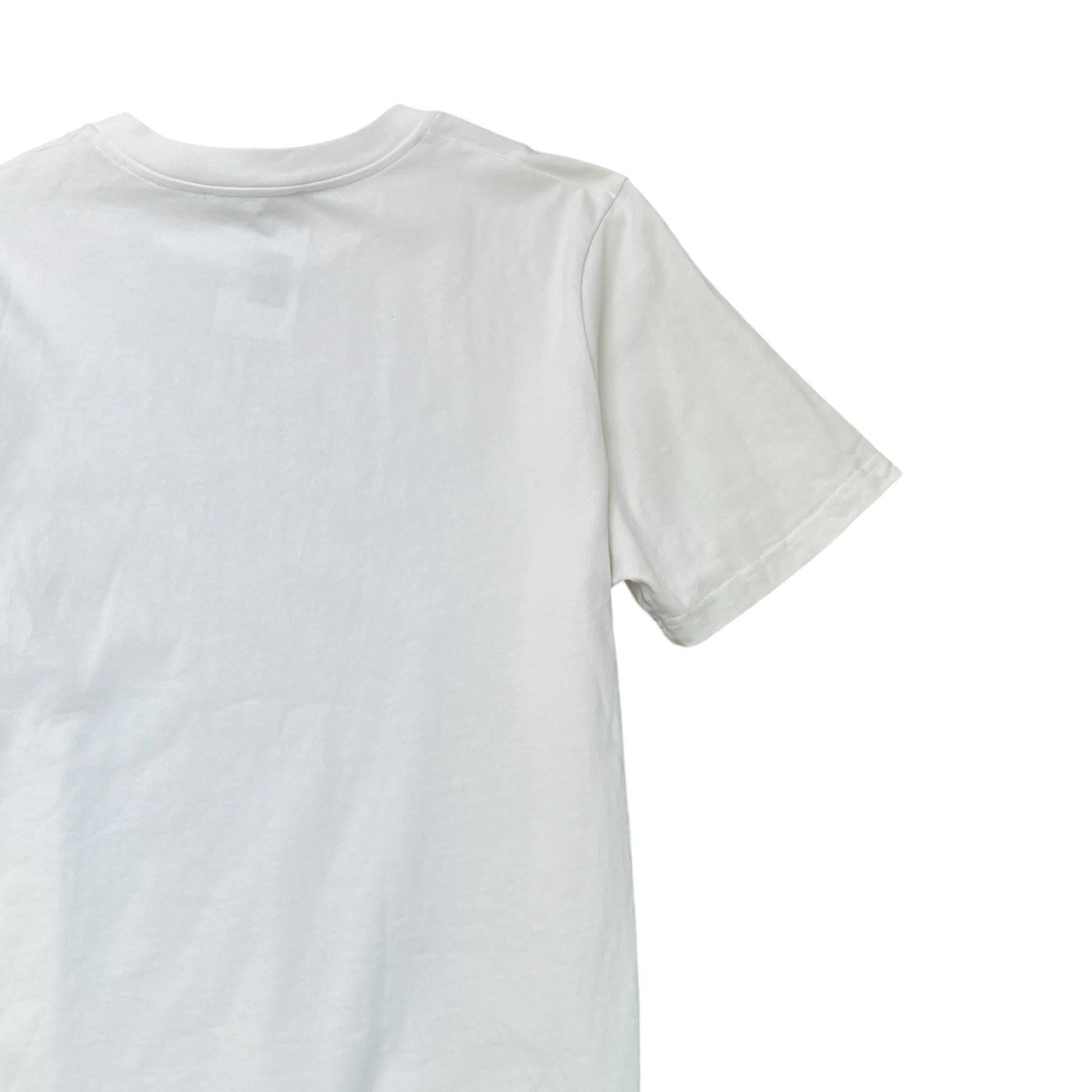 Men's Floral Logo Print T-Shirt White Size XL
