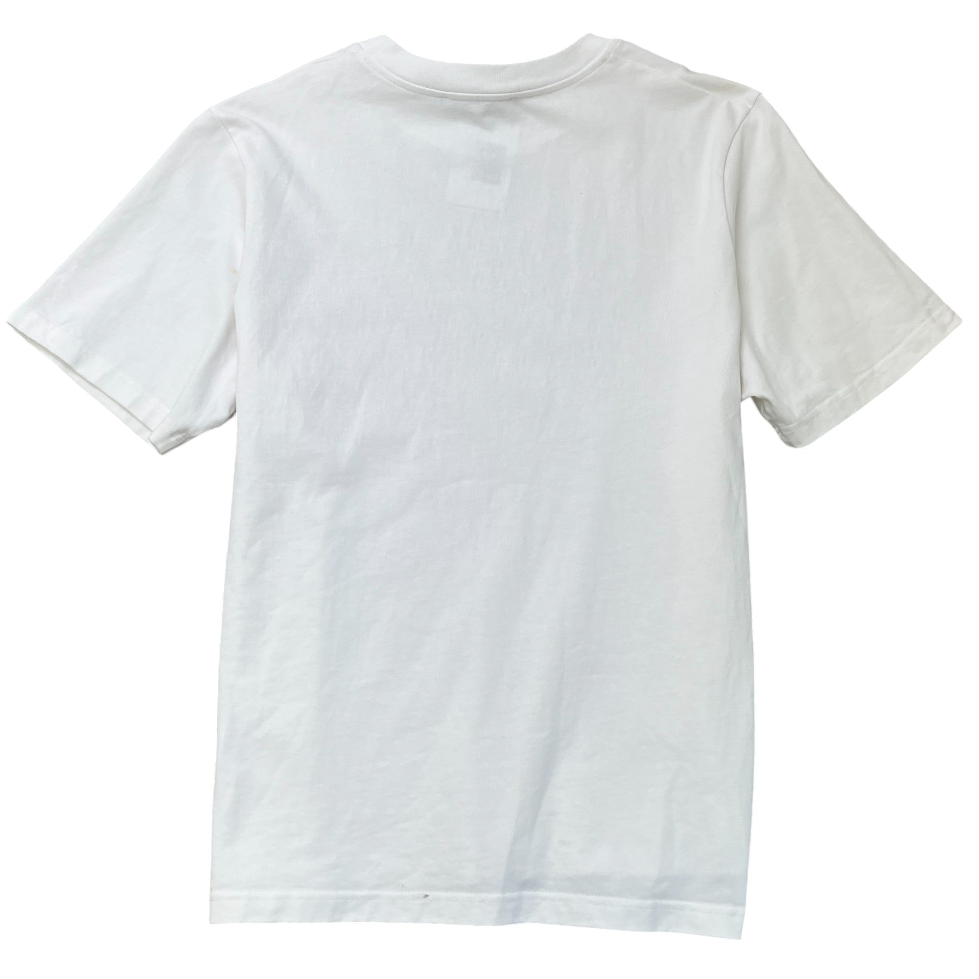 Men's Floral Logo Print T-Shirt White Size XL