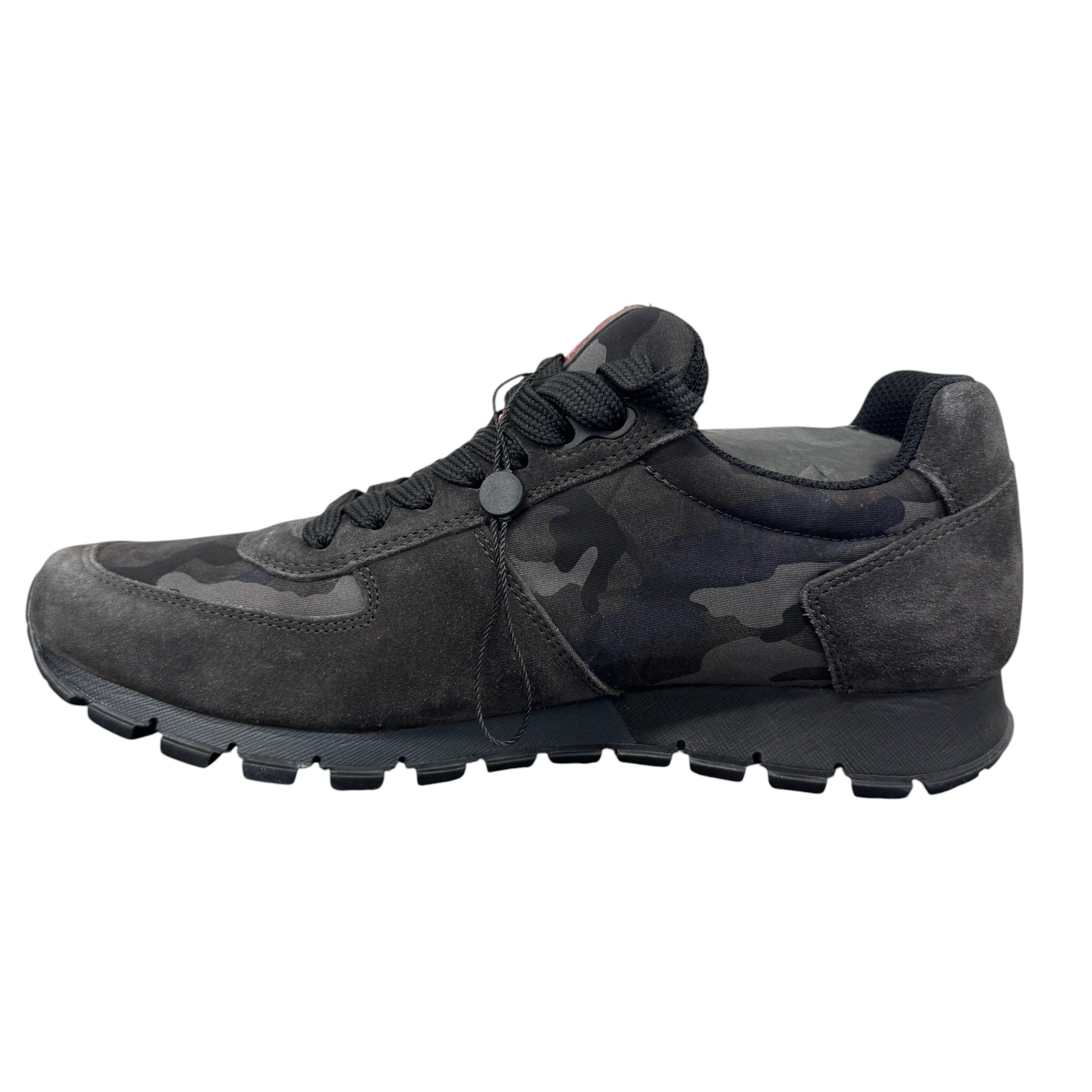 Men's Camo Runner Low Trainers Grey Size EU 40.5 / UK 6.5