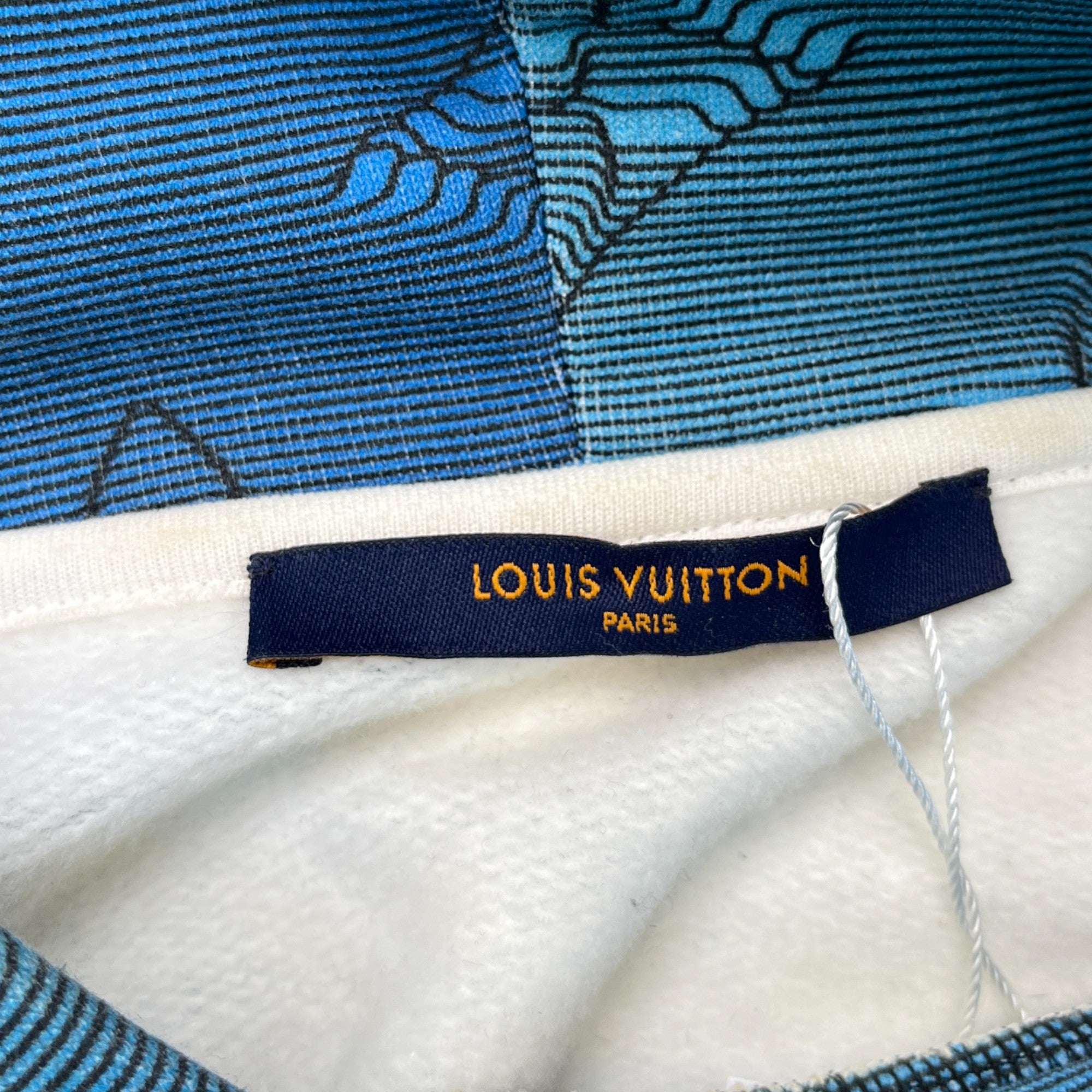 Men's 2054 Monogram Hoodie Blue Size L