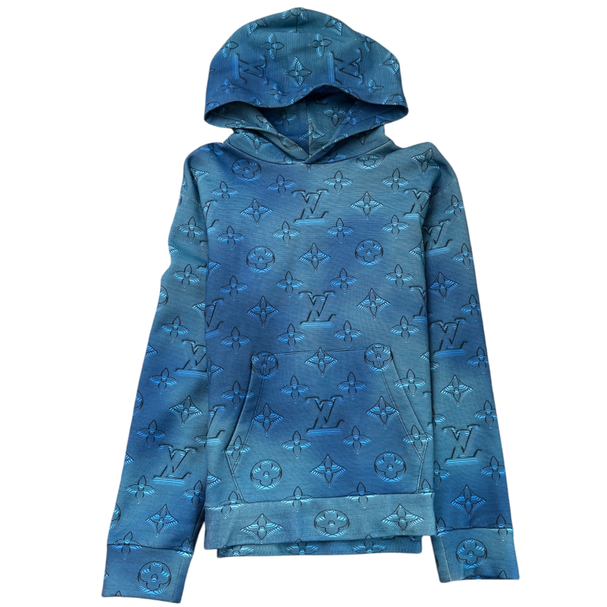 Men's 2054 Monogram Hoodie Blue Size L
