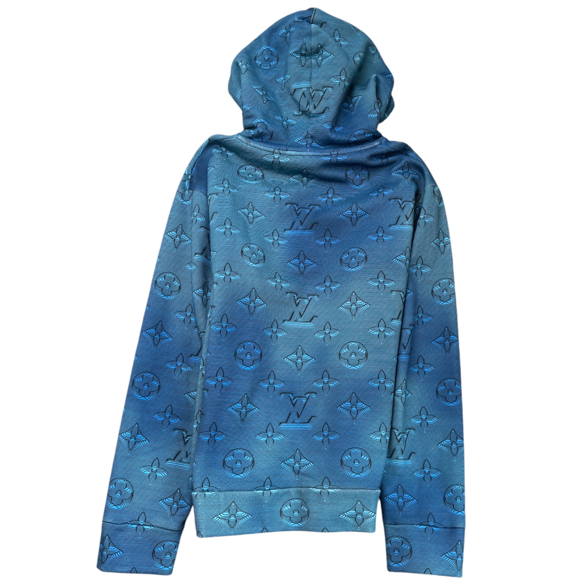 Men's 2054 Monogram Hoodie Blue Size L