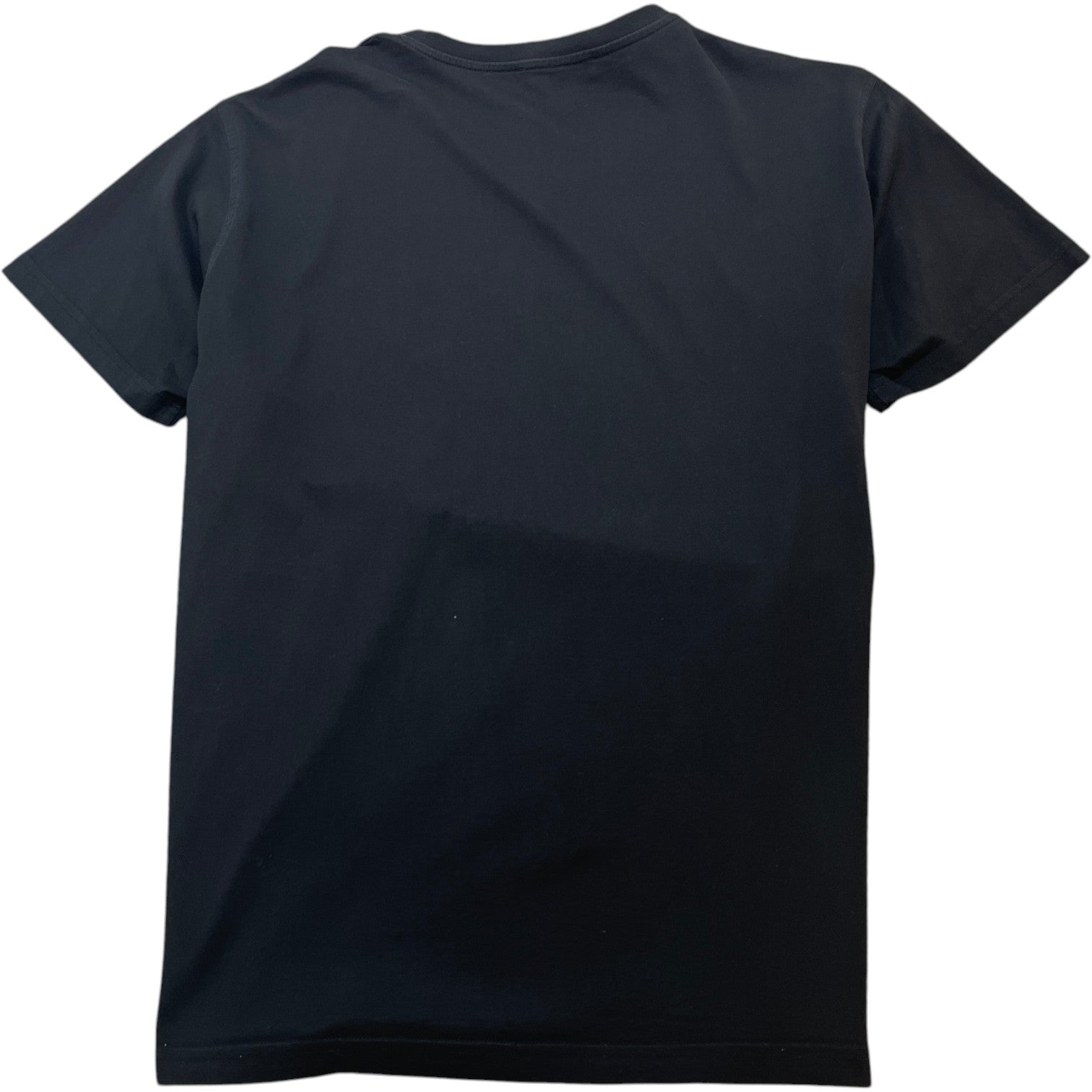 Men's Floral Wreath Logo T-Shirt Black Size L