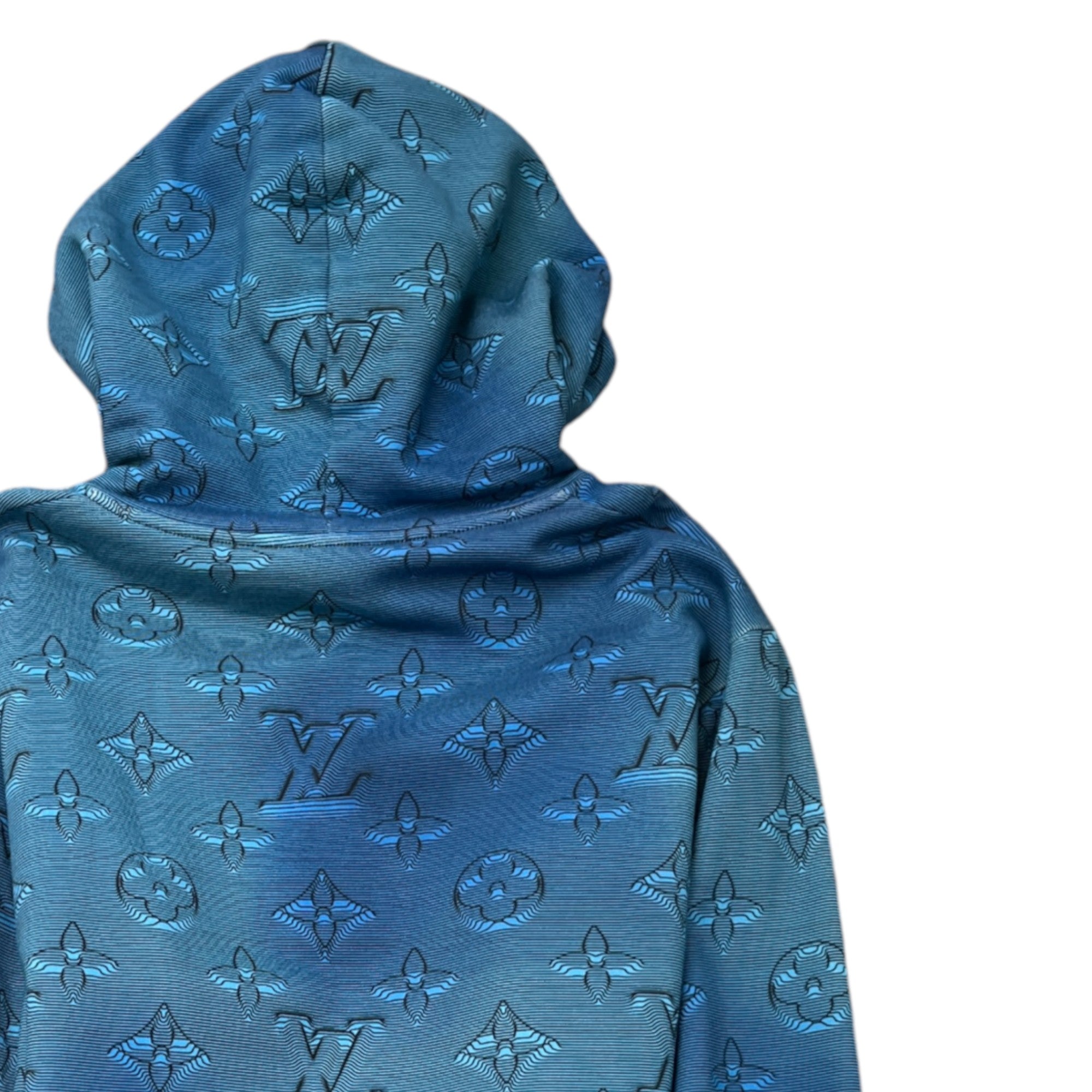 Men's 2054 Monogram Hoodie Blue Size L