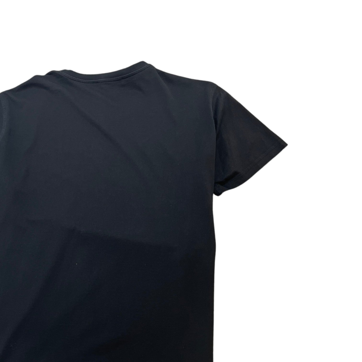 Men's Floral Wreath Logo T-Shirt Black Size L