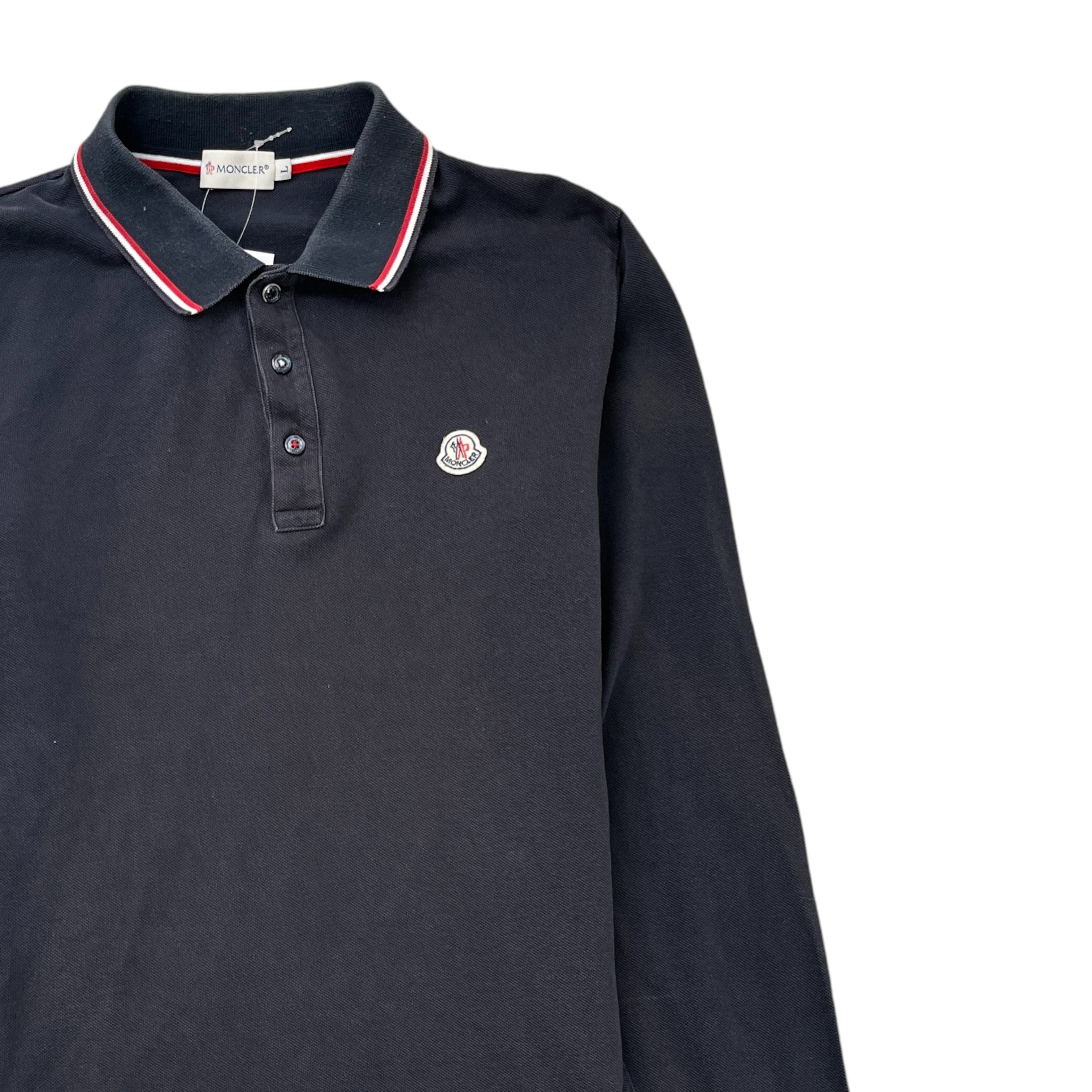 Men's Maglia Polo Shirt Black Size L