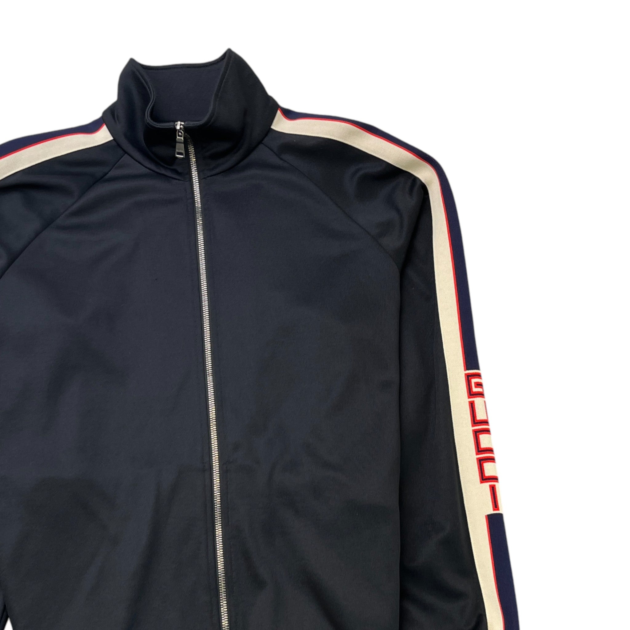 Men's Tape Logo Full Tracksuit Black Size L