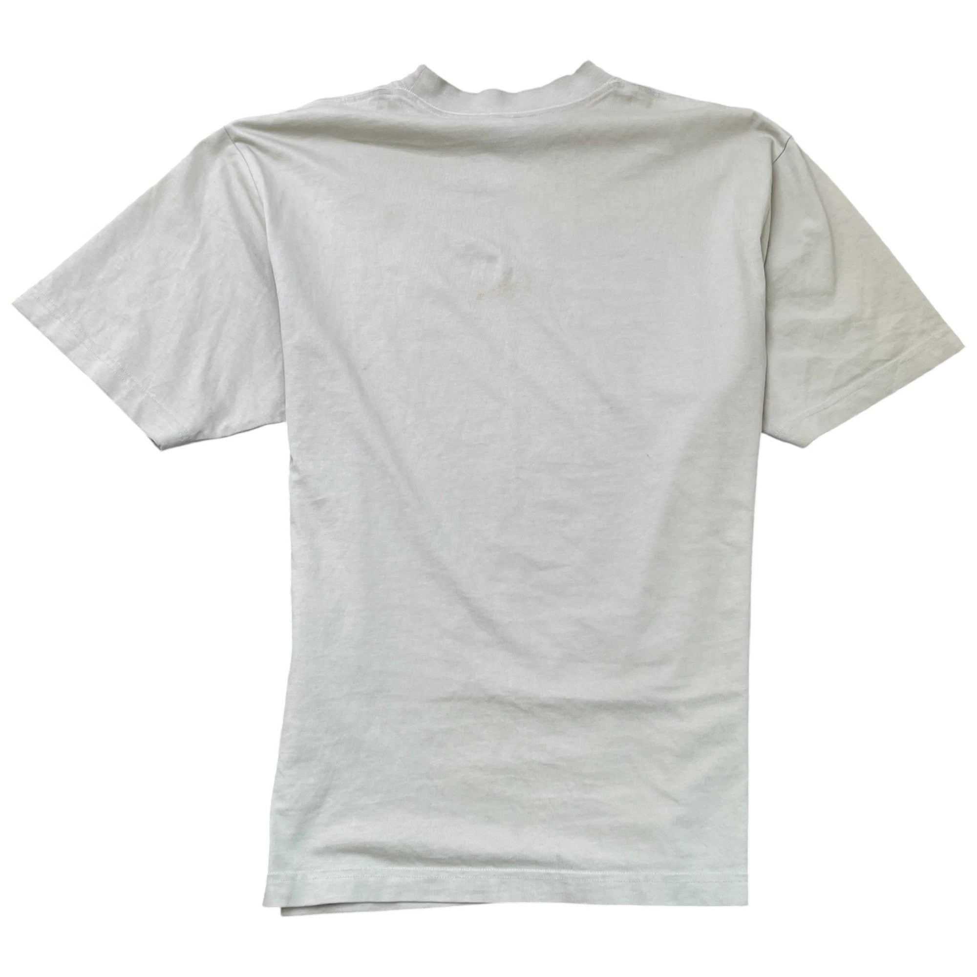 Men's Las Vegas Logo Print T-Shirt Beige Size XXS