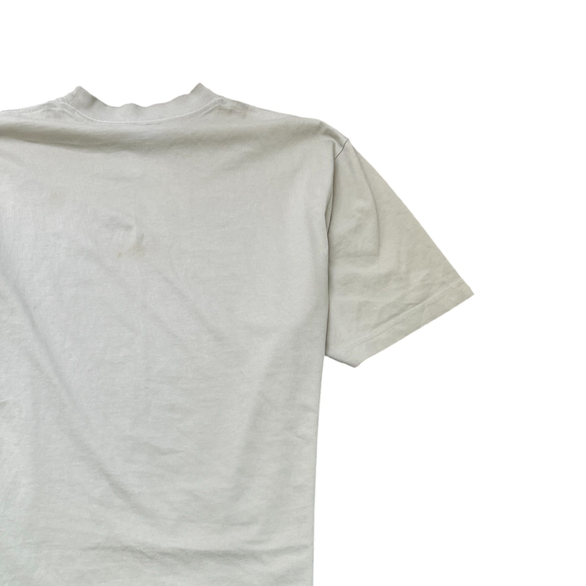 Men's Las Vegas Logo Print T-Shirt Beige Size XXS