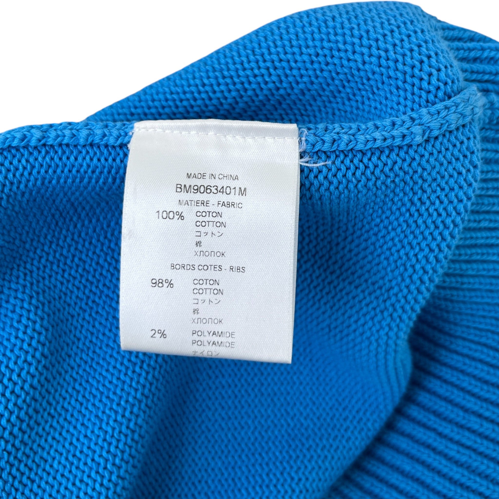 Men's Reverse Logo Jumper Blue Size M