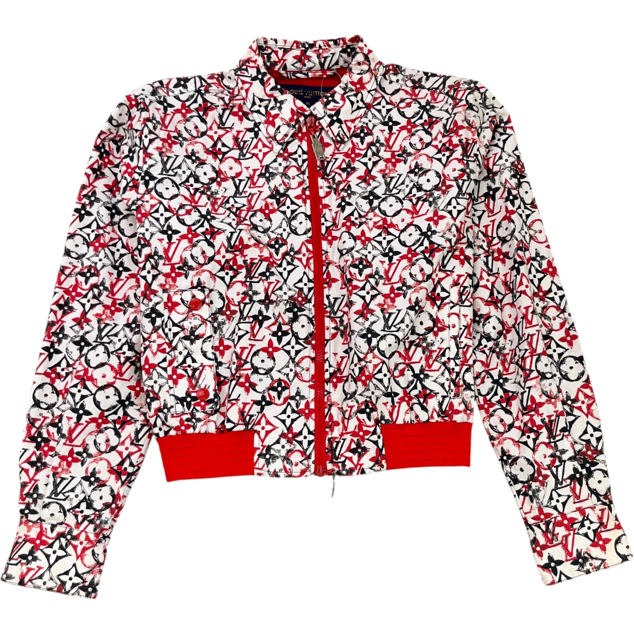 Women's Monogram Bomber Windbreaker Multi-Coloured Size IT 40 / UK 8