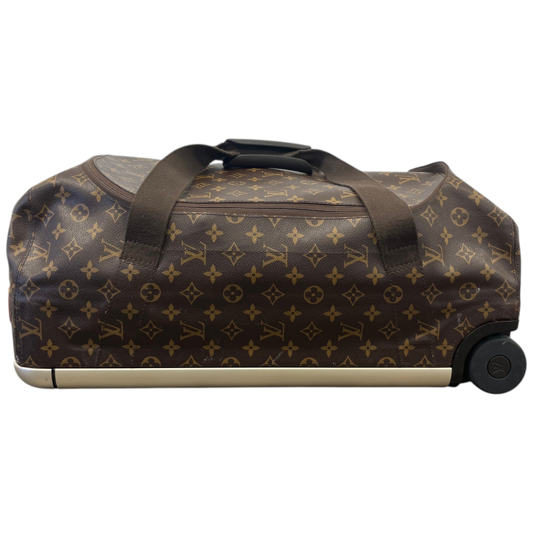 Men's Monogram Canvas Horizon Soft Duffle 55 Suitcase Brown