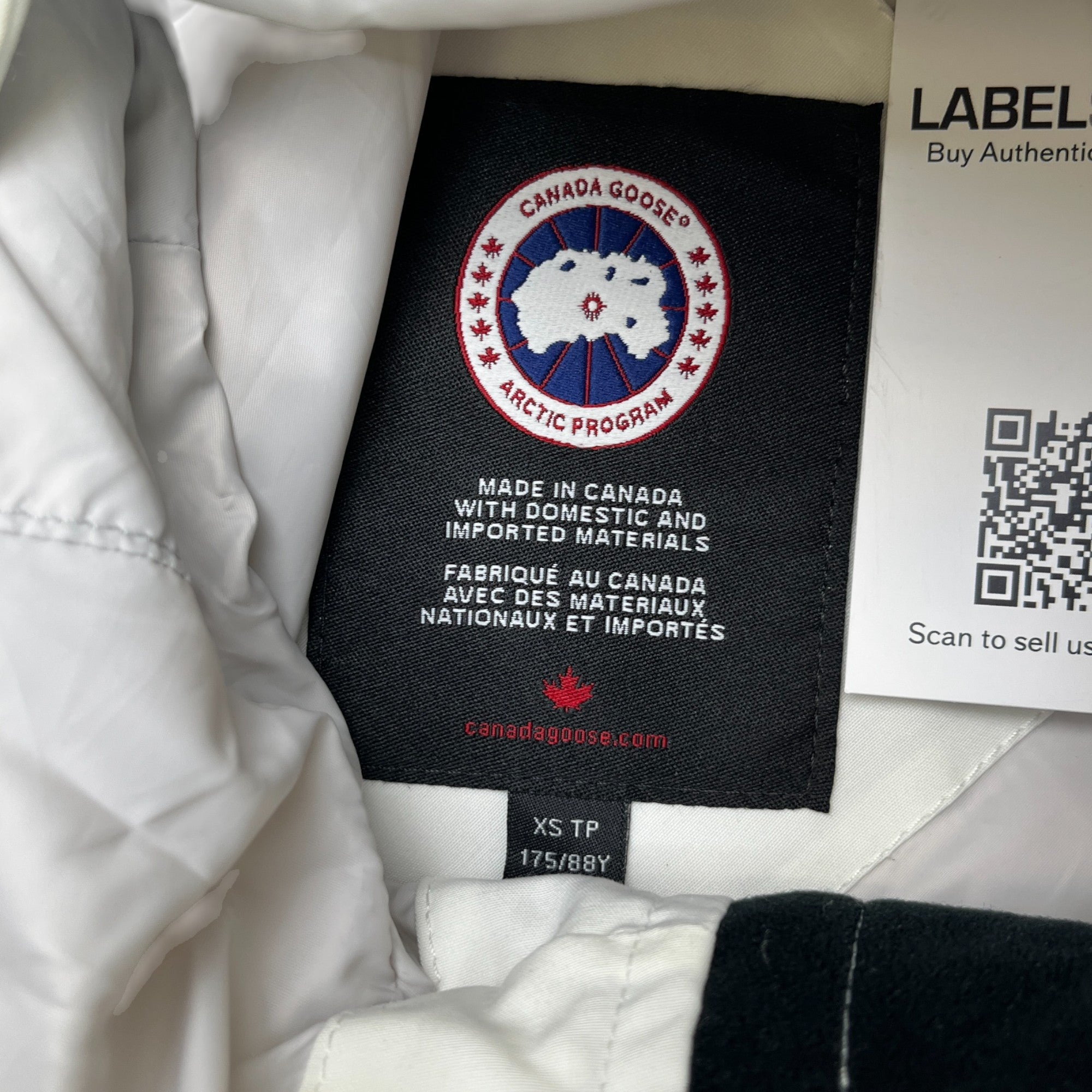 Men's Lockporte Jacket White Size XS