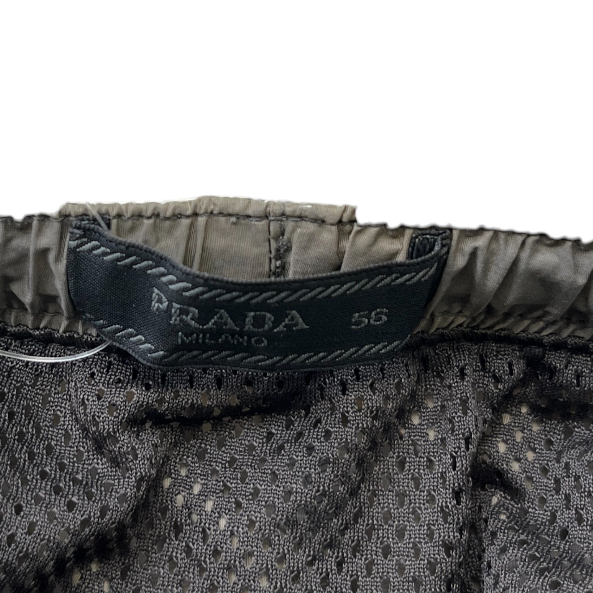 Men's Tab Logo Swim Shorts Khaki Size XXXL