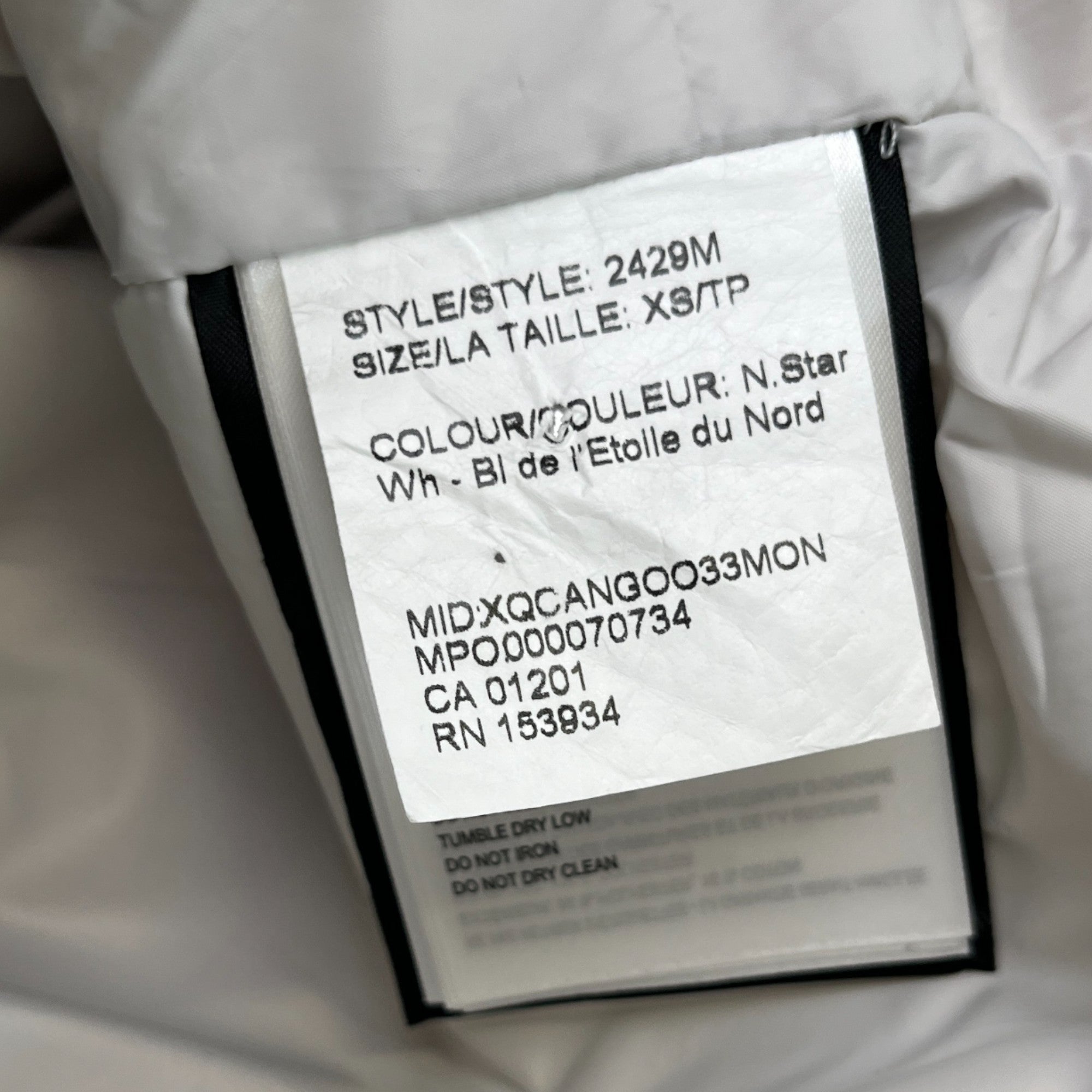 Men's Lockporte Jacket White Size XS