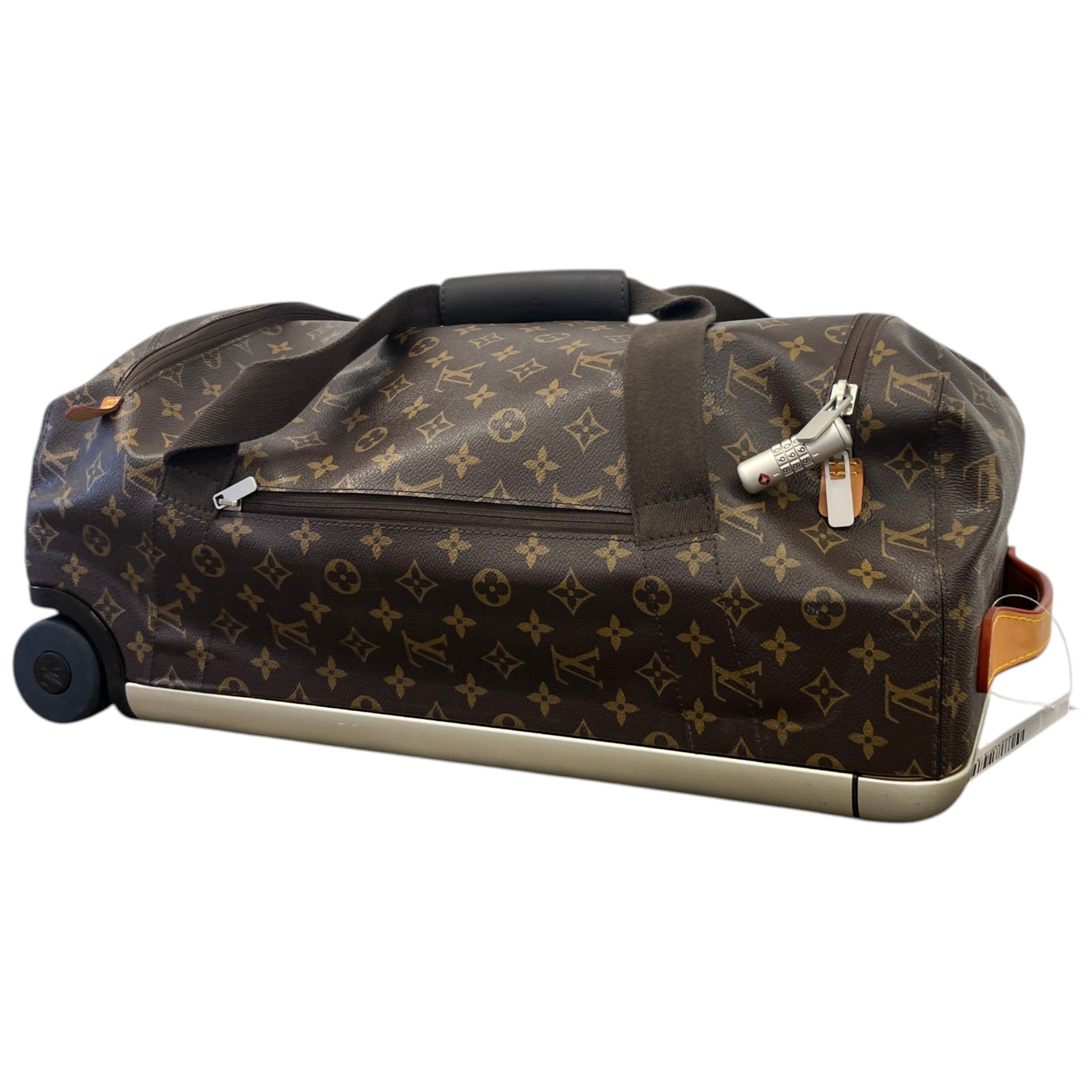 Men's Monogram Canvas Horizon Soft Duffle 55 Suitcase Brown