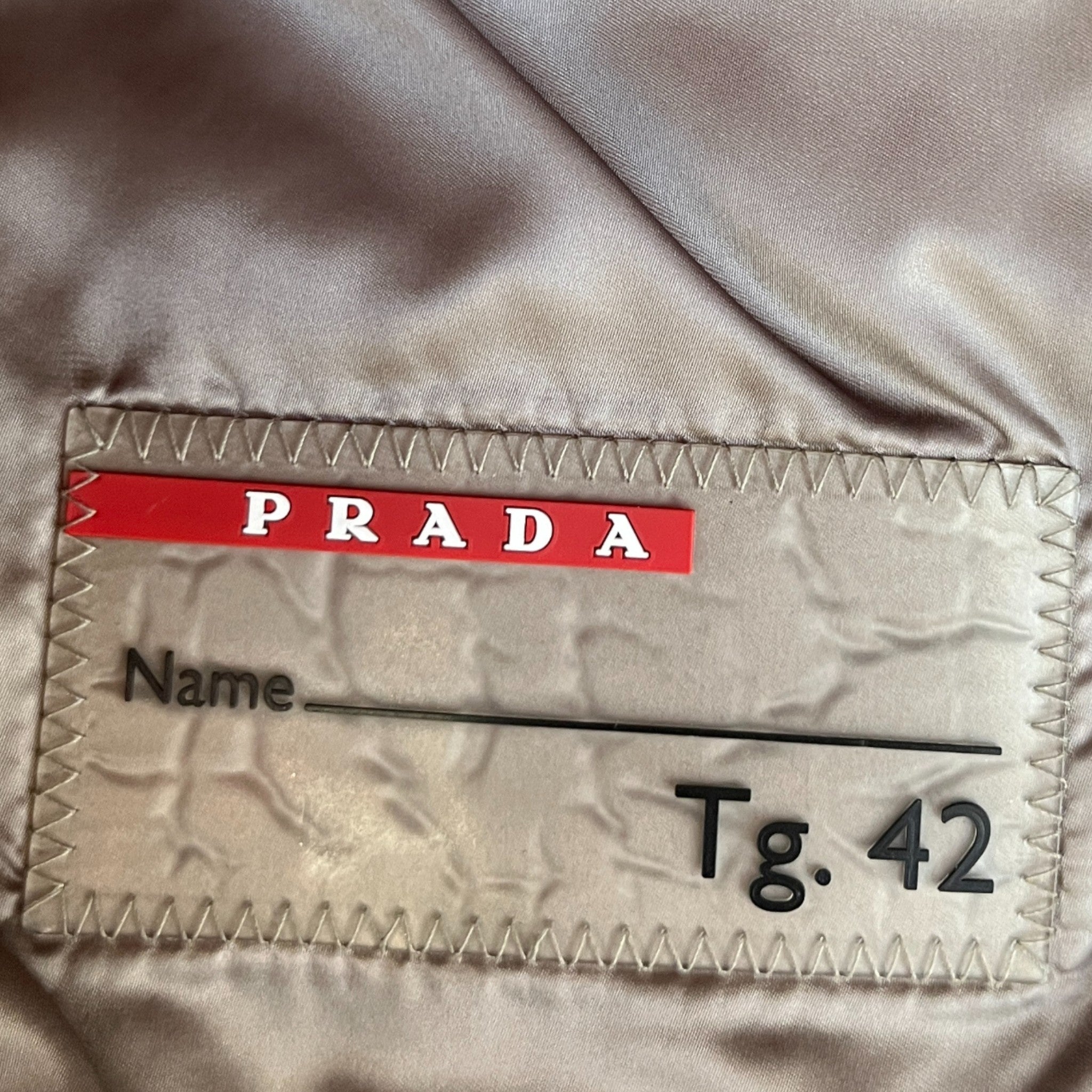 Women's Plaque Logo Down Jacket Grey Size IT 42 / UK 10