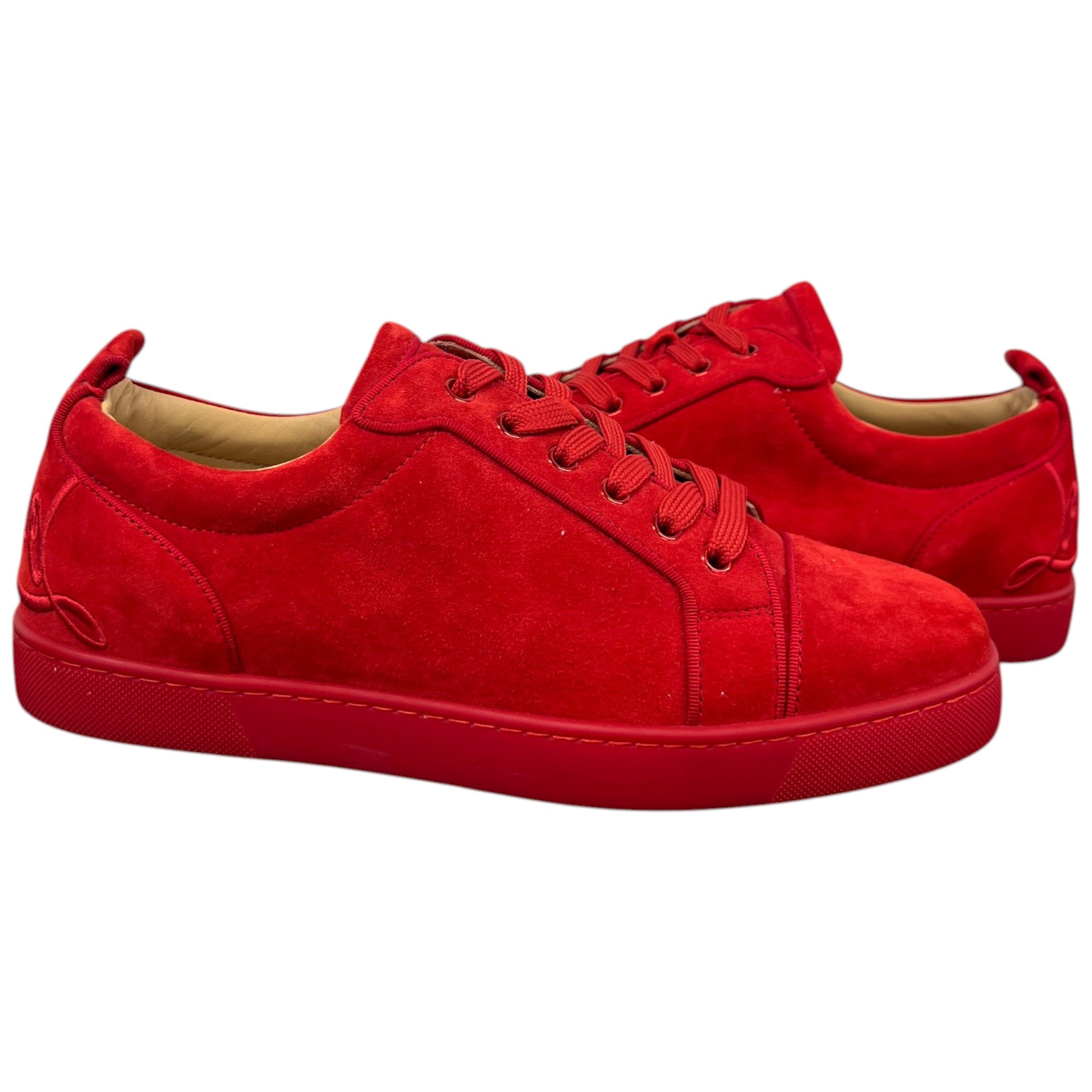 Men's Louis Junior Flat Low Trainers Red Size EU 41 / UK 7