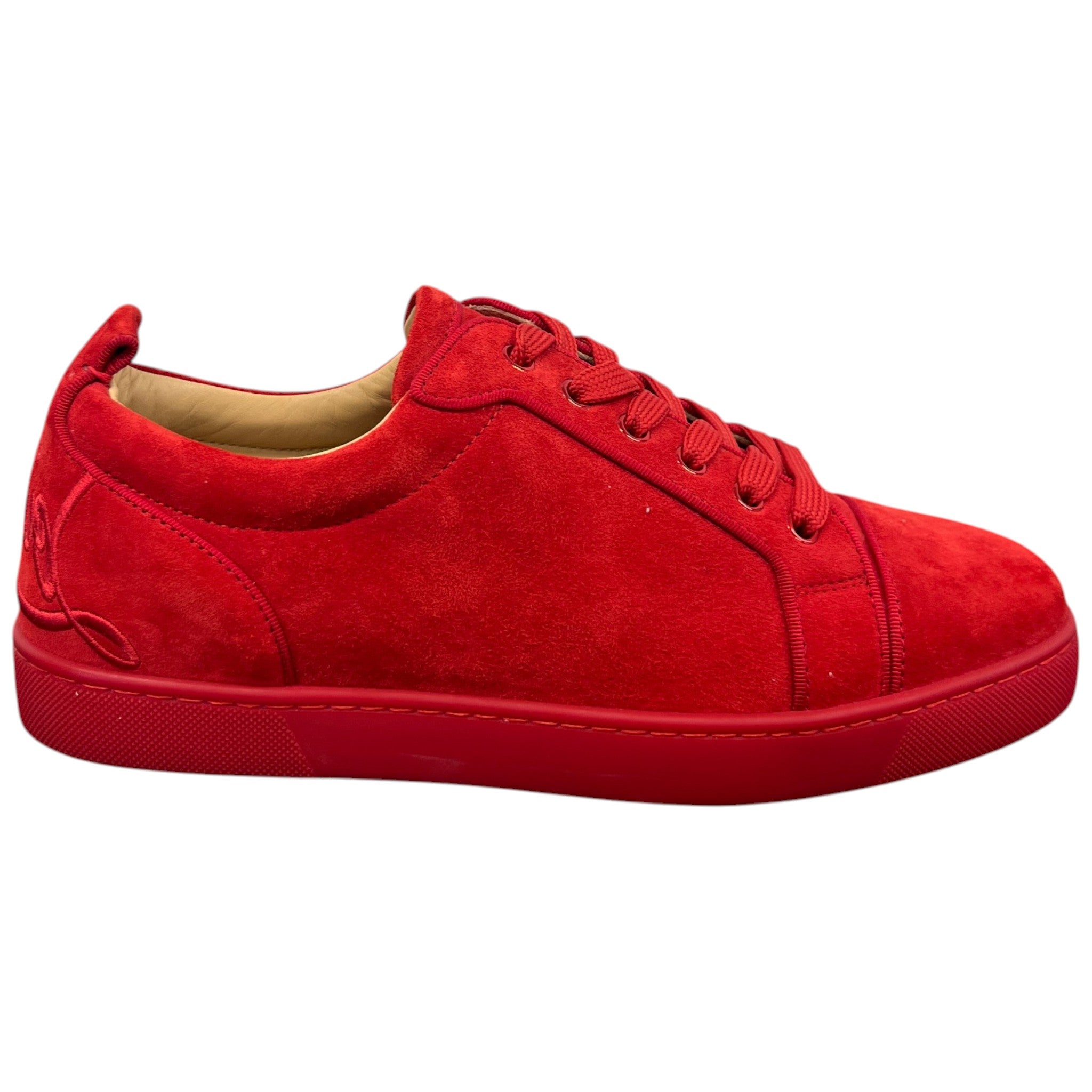 Men's Louis Junior Flat Low Trainers Red Size EU 41 / UK 7