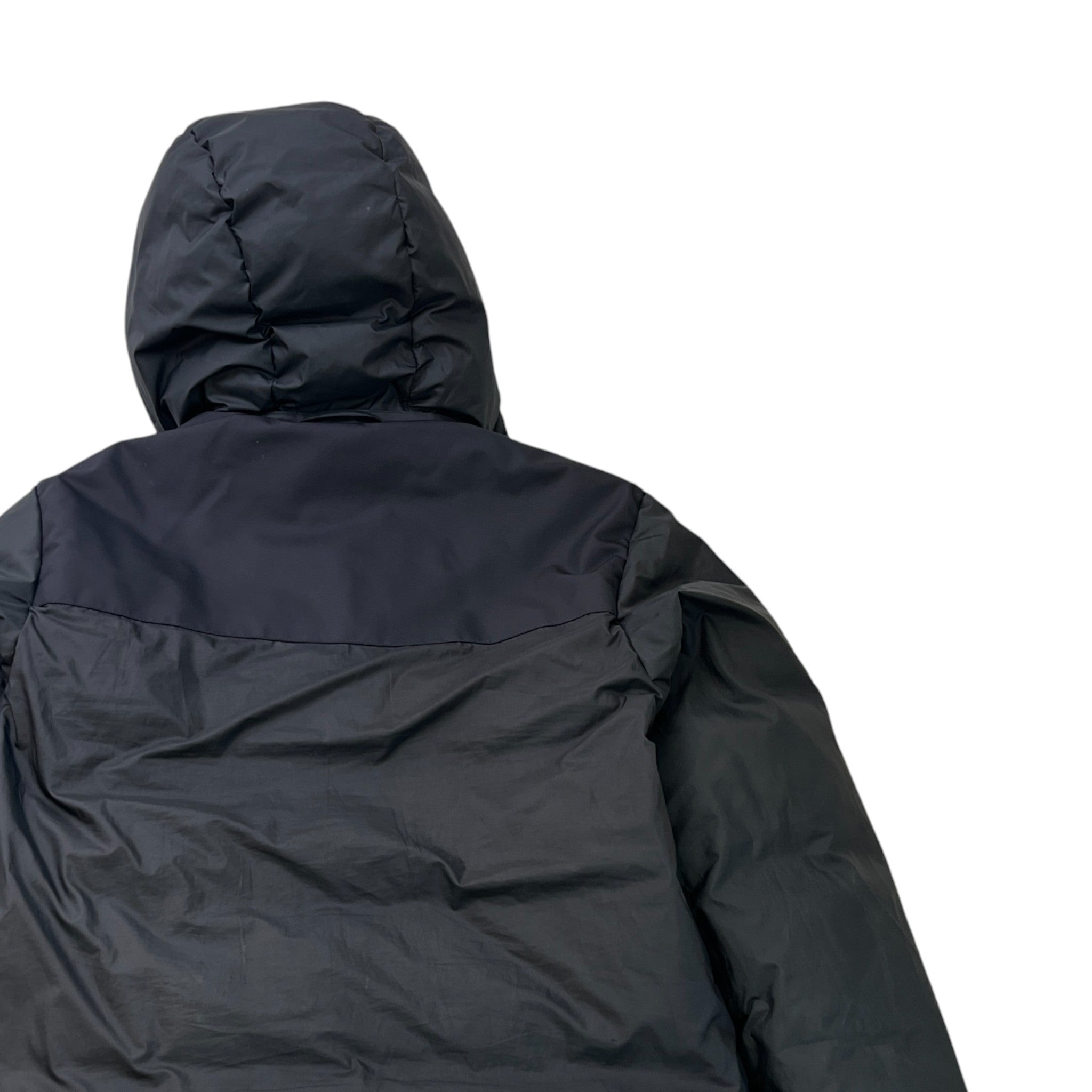 Men's Reversible Check Down Jacket Black Size S