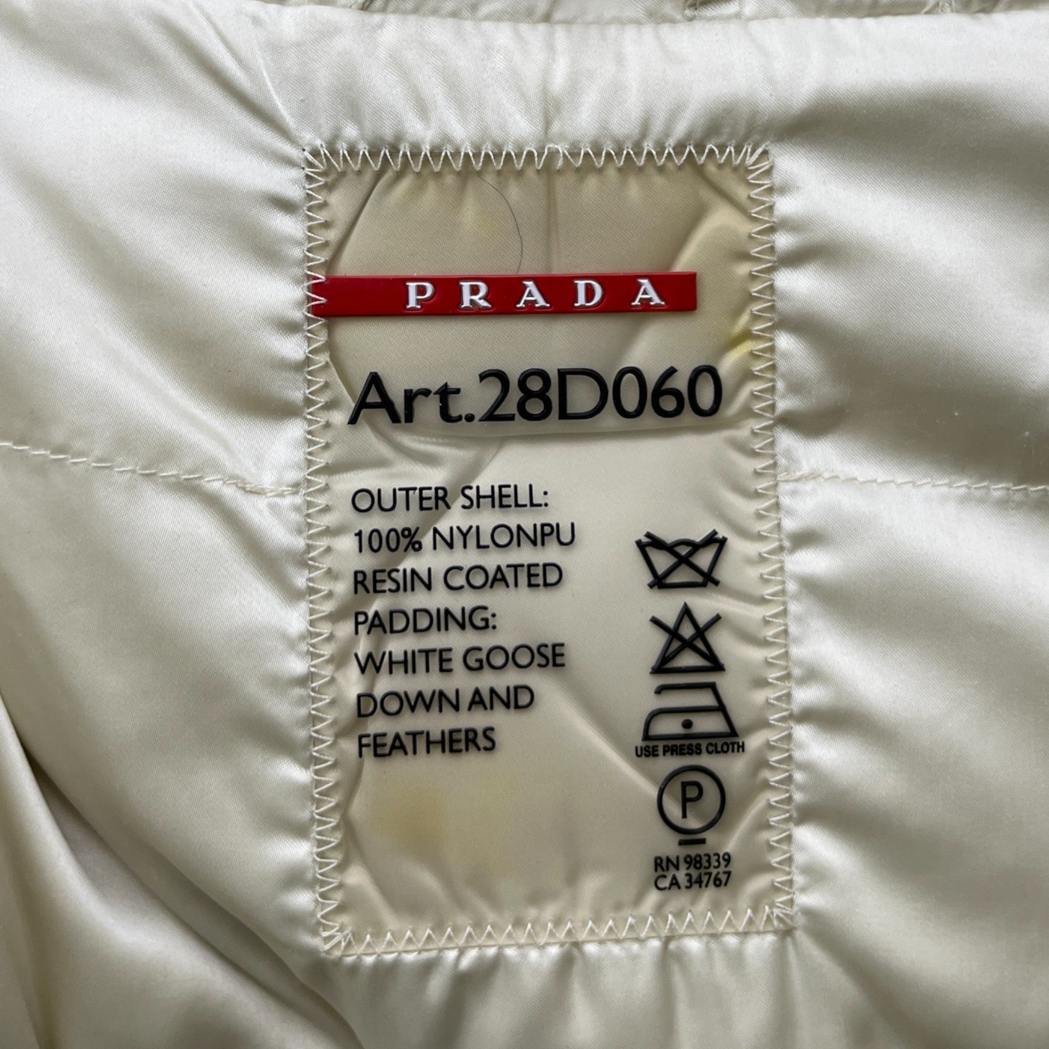 Women's Plaque Logo Size It 46 / Uk 14 Down Jacket Green Size XL