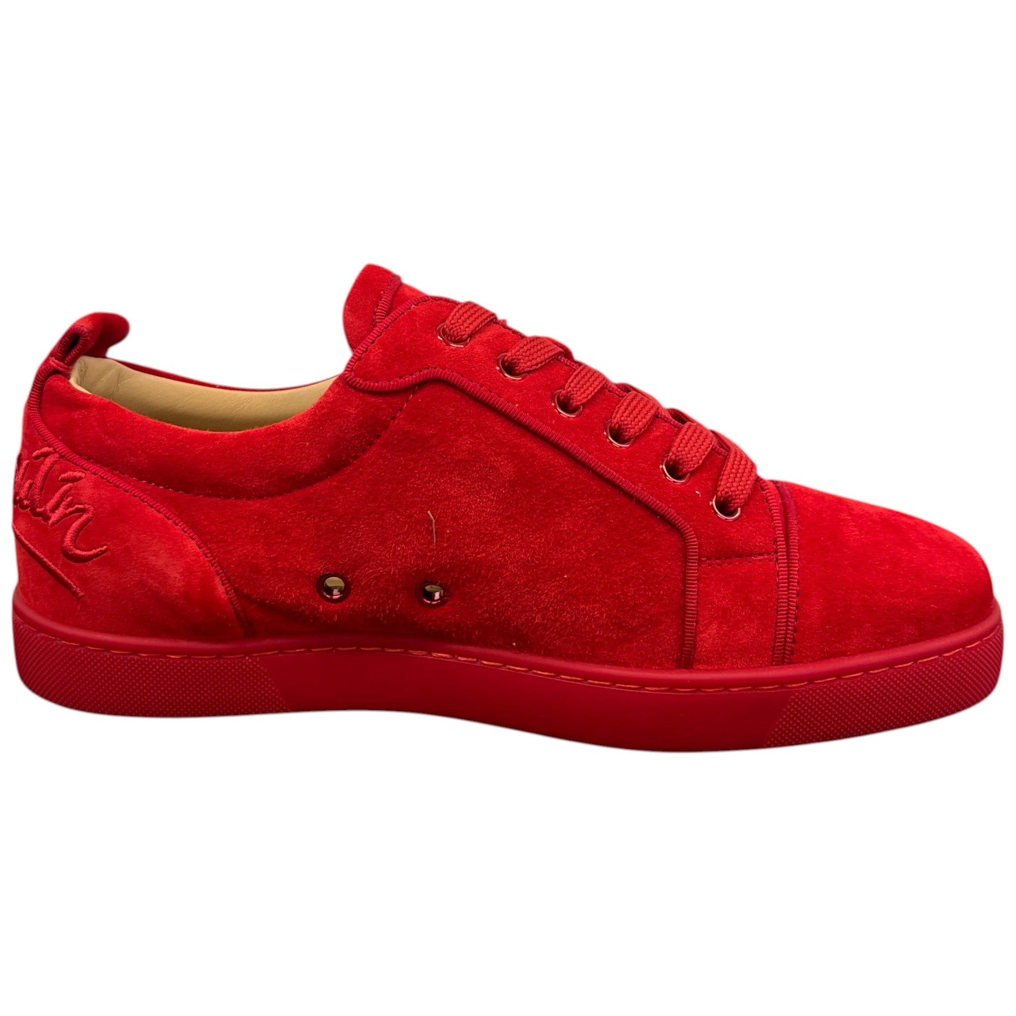 Men's Louis Junior Flat Low Trainers Red Size EU 41 / UK 7