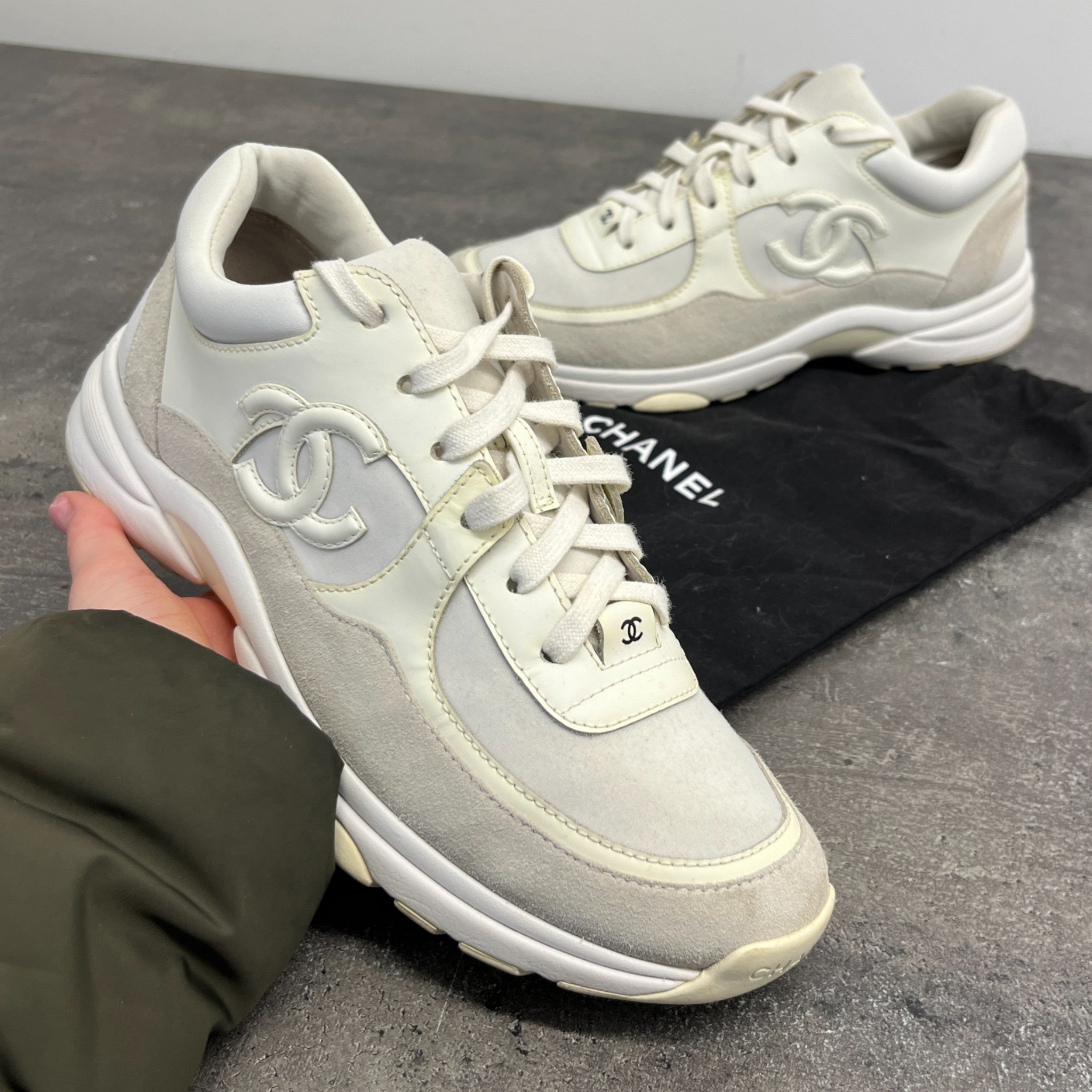 Men's Cc Runners Low Trainers White Size EU 39.5 / UK 5.5