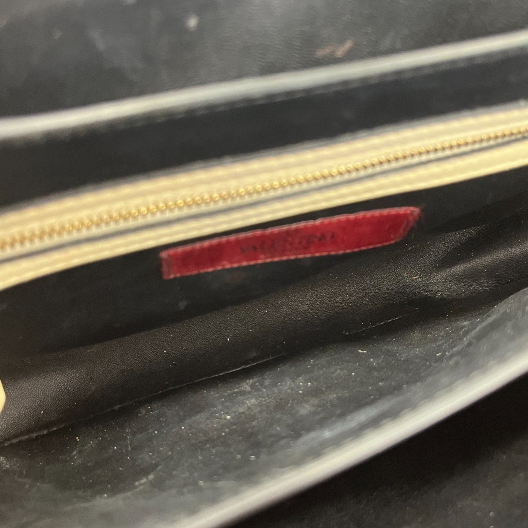 Women's B-Rockstud Striped Handbag White