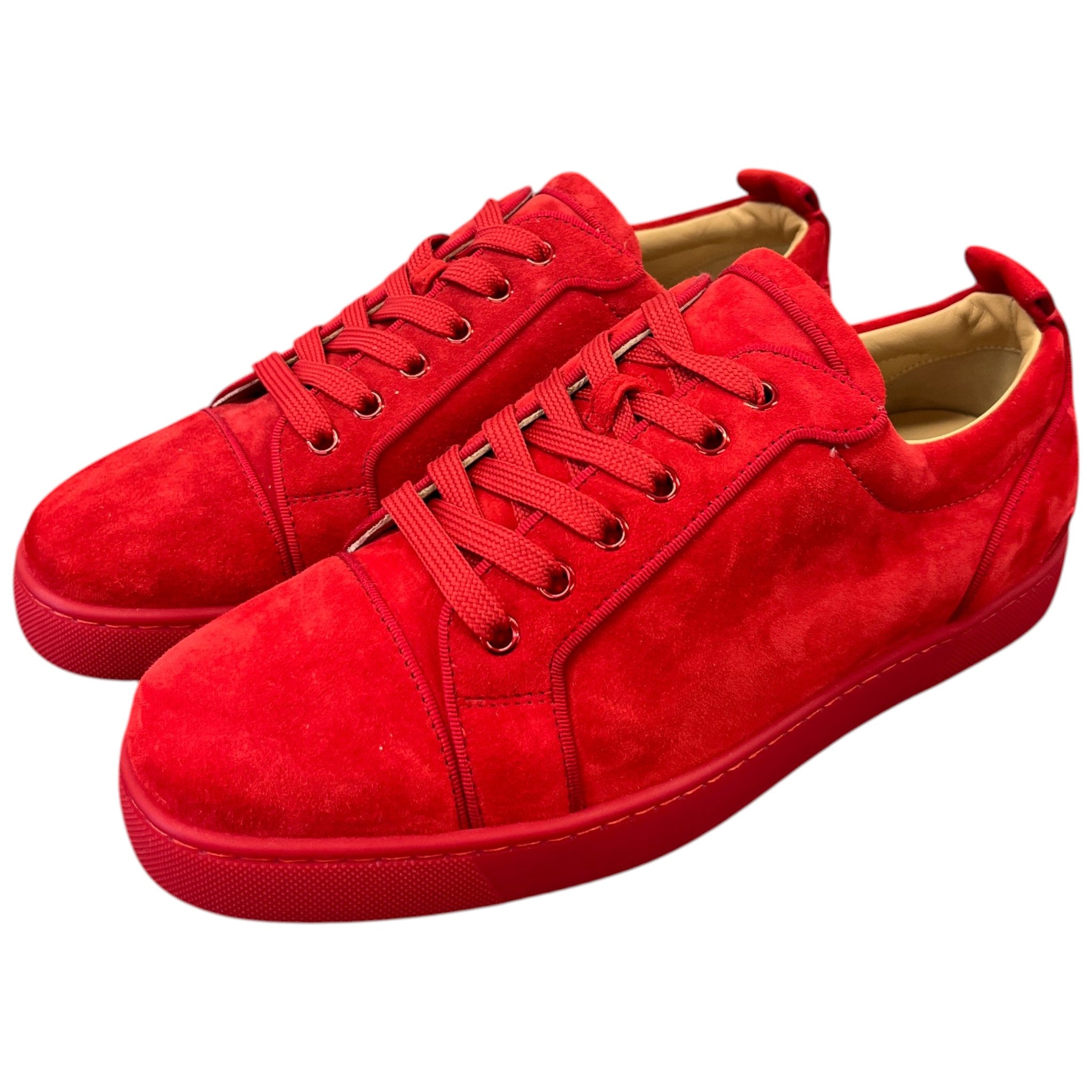 Men's Louis Junior Flat Low Trainers Red Size EU 41 / UK 7