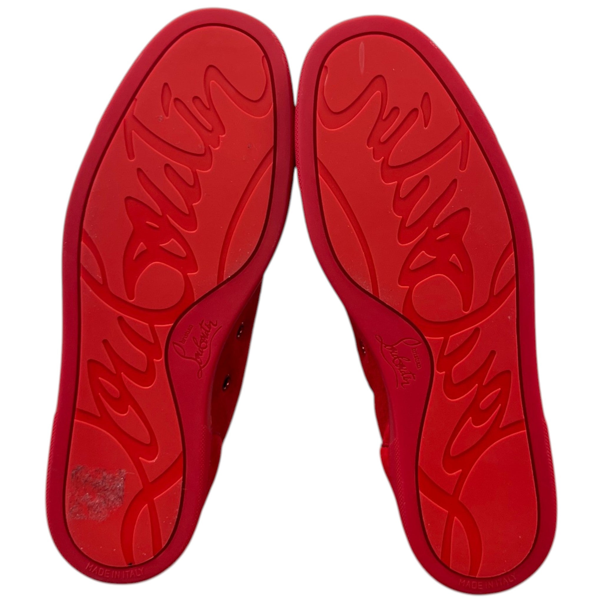 Men's Louis Junior Flat Low Trainers Red Size EU 41 / UK 7
