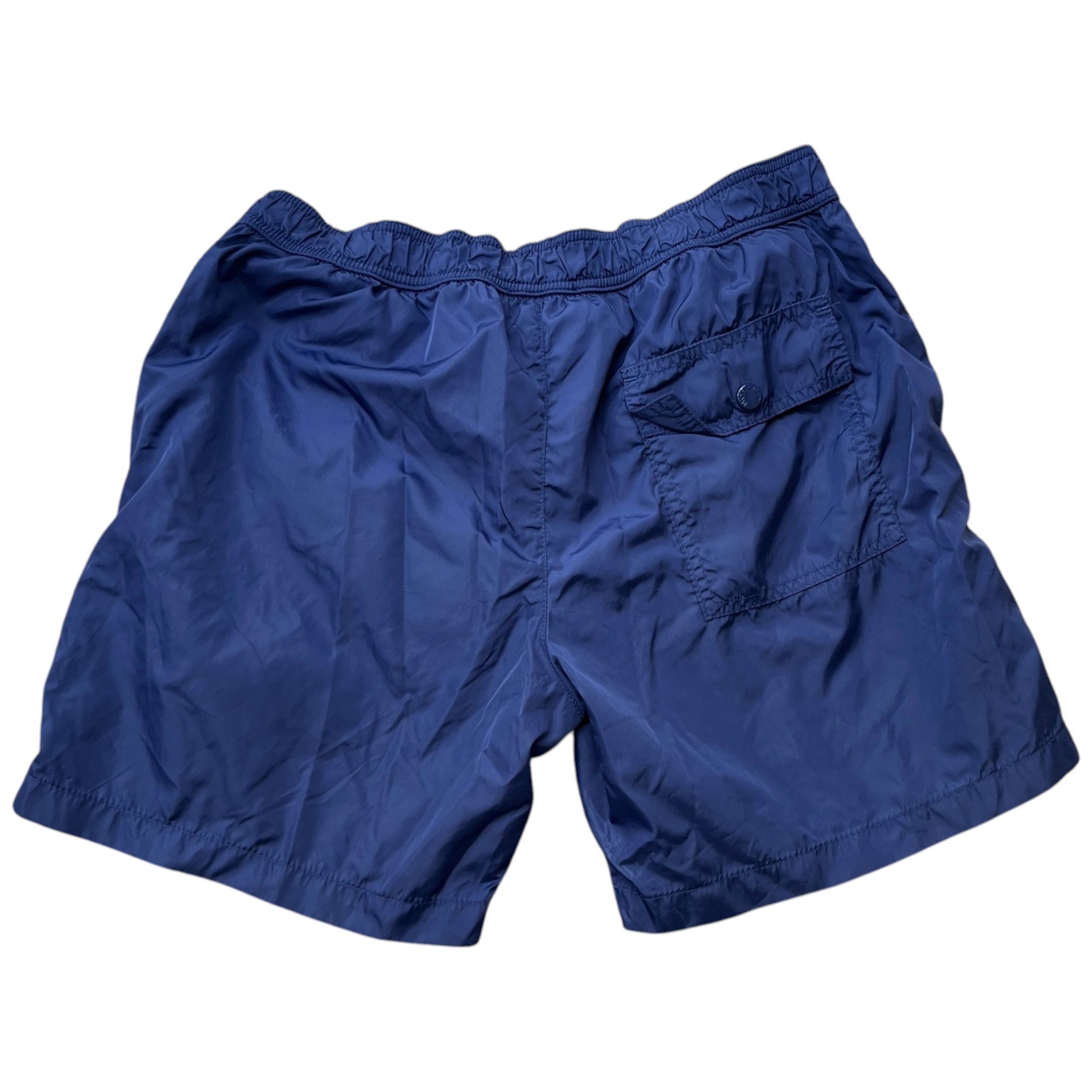 Men's Logo Patch Boys 12Years Swim Shorts Blue Size XXS