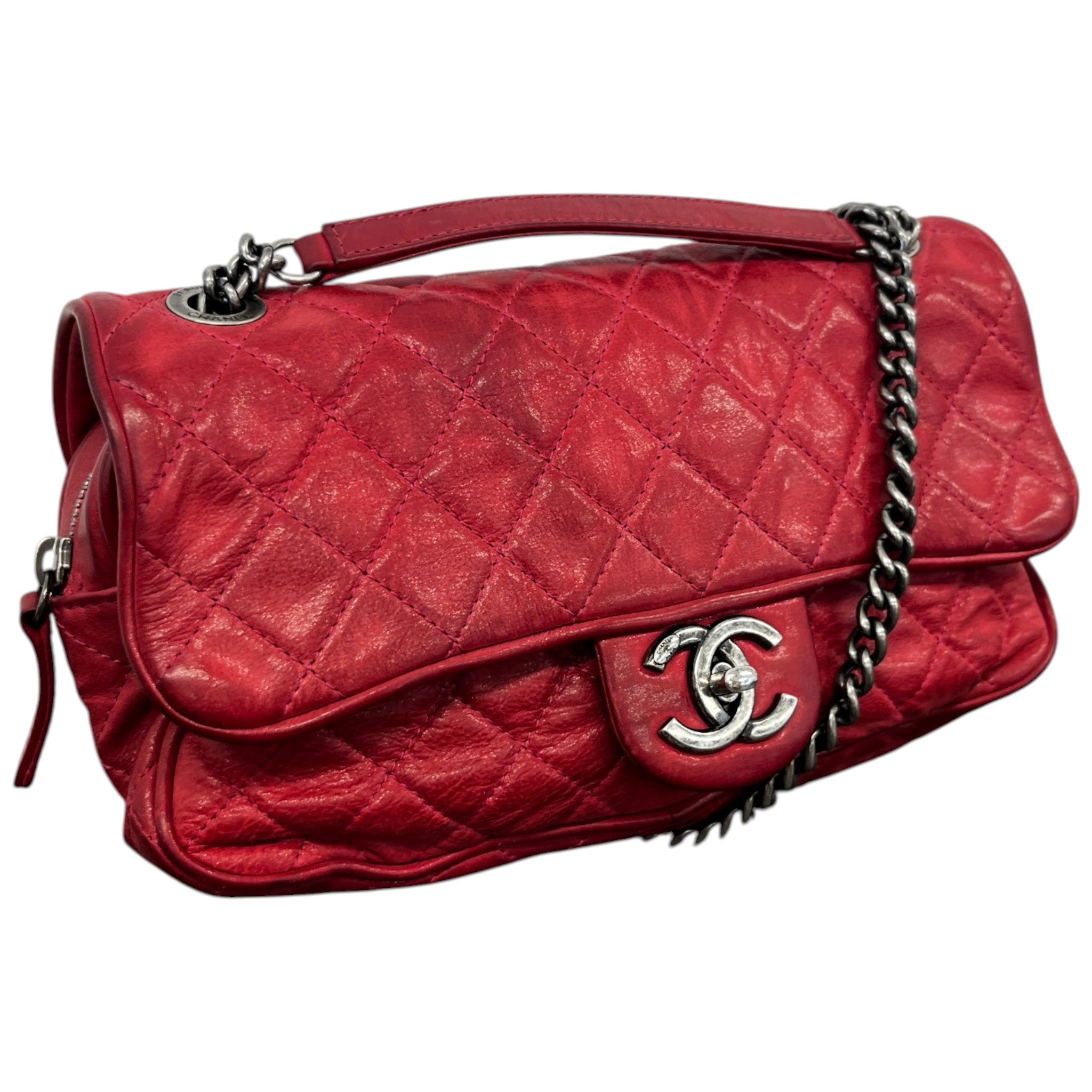 Women's Cc Shiva Flap Bag Red