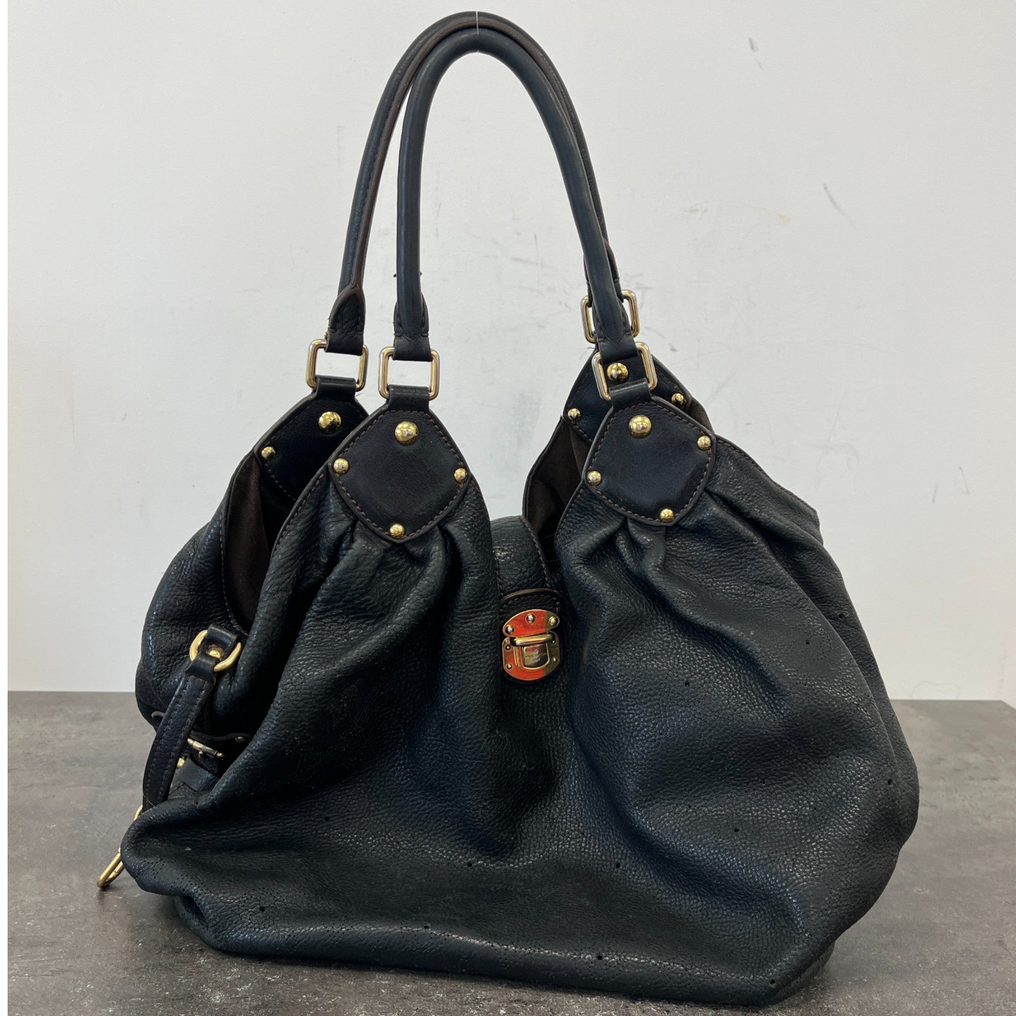 Women's Vintage Mahina Large Hobo Bag Black